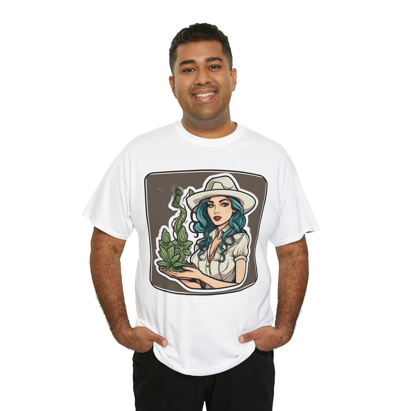 Unisex Heavy Cotton Tee Cannabis Enthusiast Series No.1