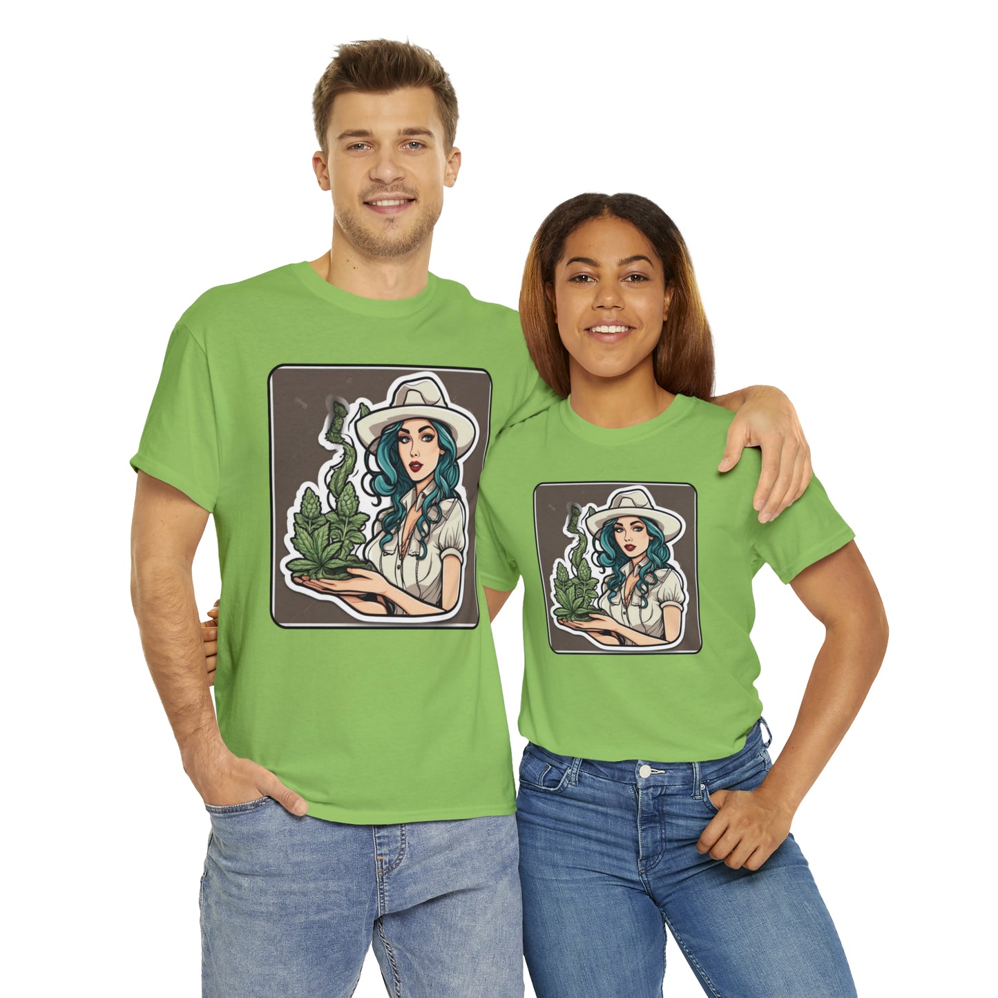 Unisex Heavy Cotton Tee Cannabis Enthusiast Series No.1