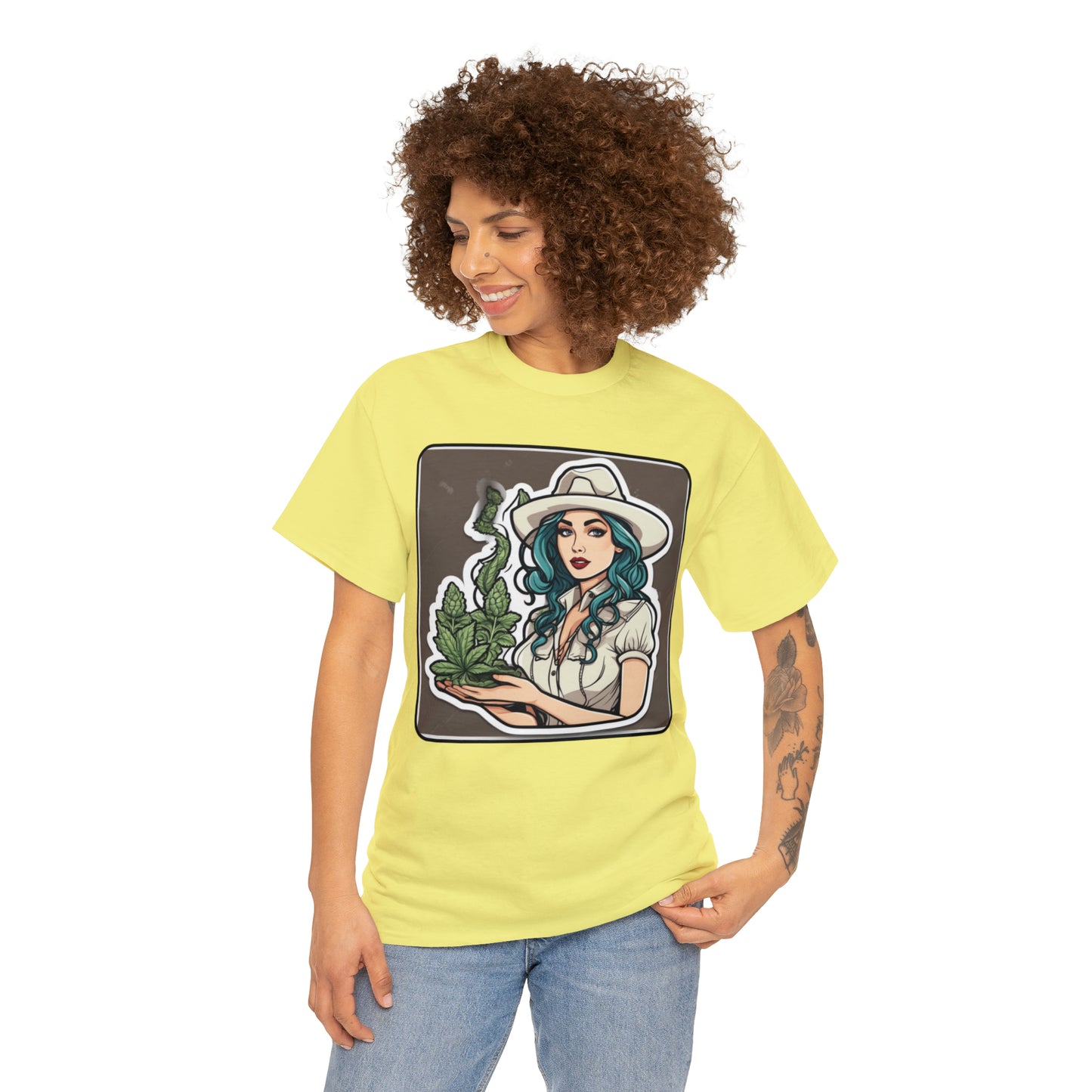 Unisex Heavy Cotton Tee Cannabis Enthusiast Series No.1