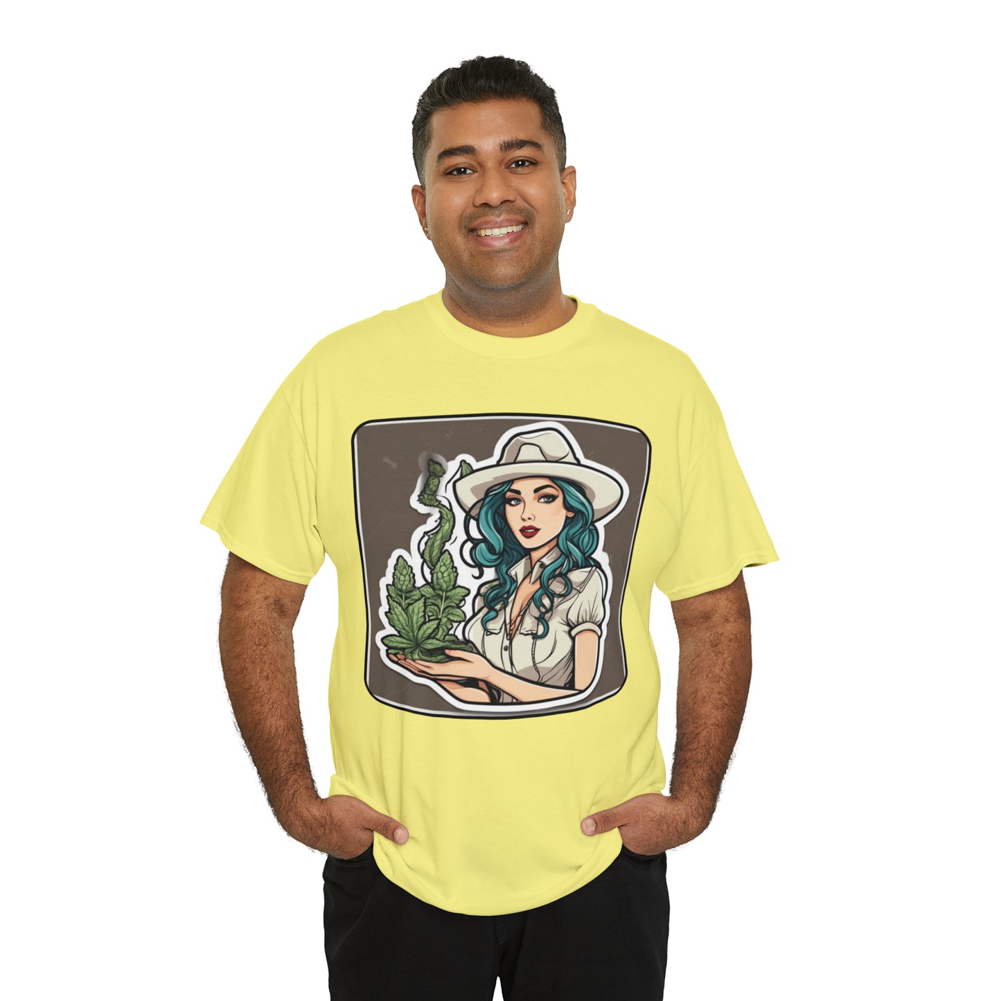 Unisex Heavy Cotton Tee Cannabis Enthusiast Series No.1