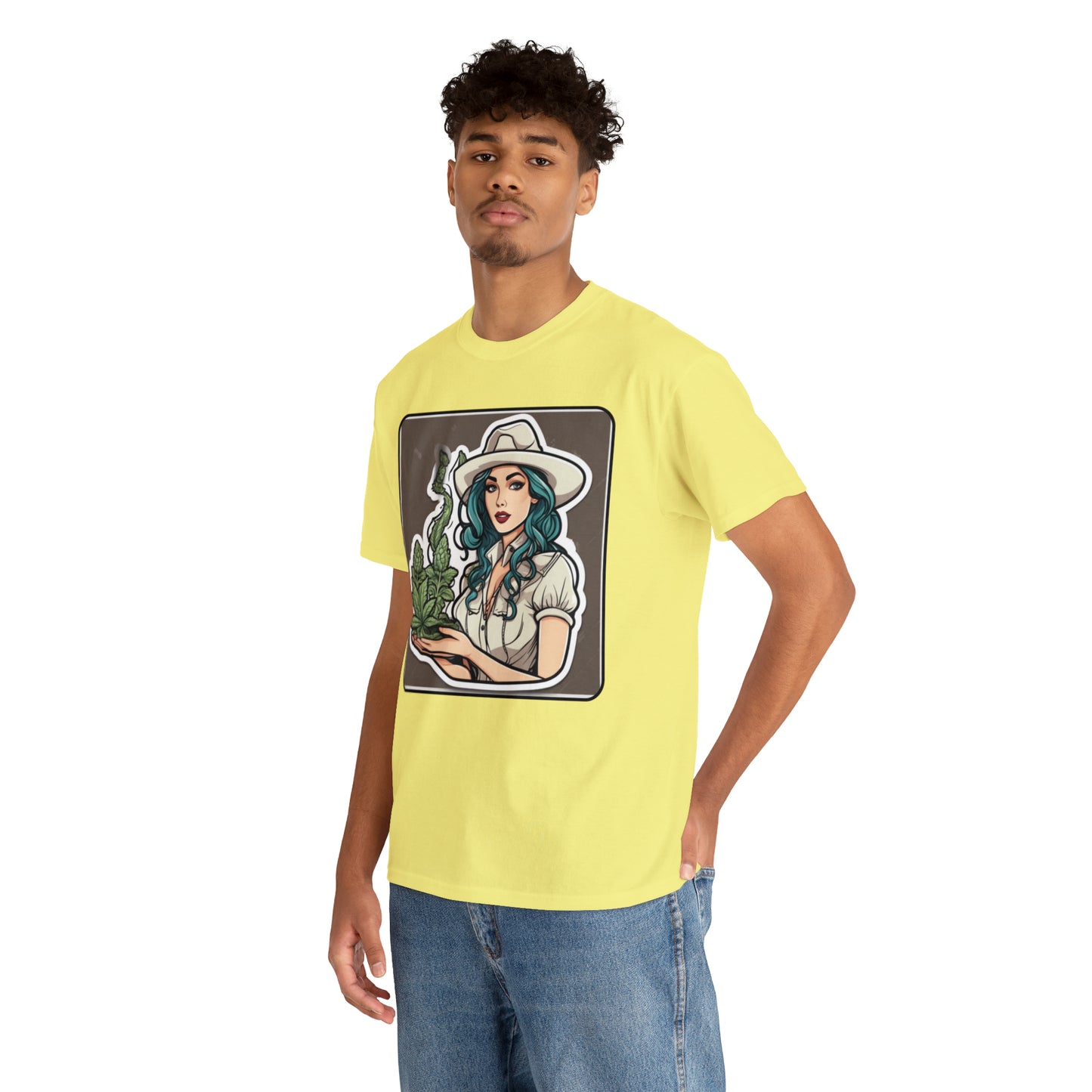 Unisex Heavy Cotton Tee Cannabis Enthusiast Series No.1