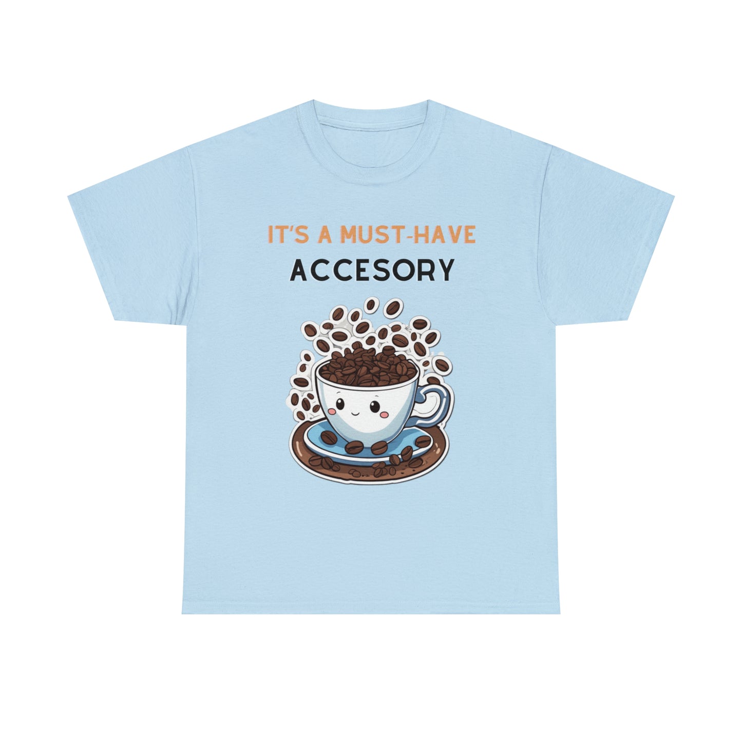 Unisex Heavy Cotton Tee Coffee Must-Have Accesory