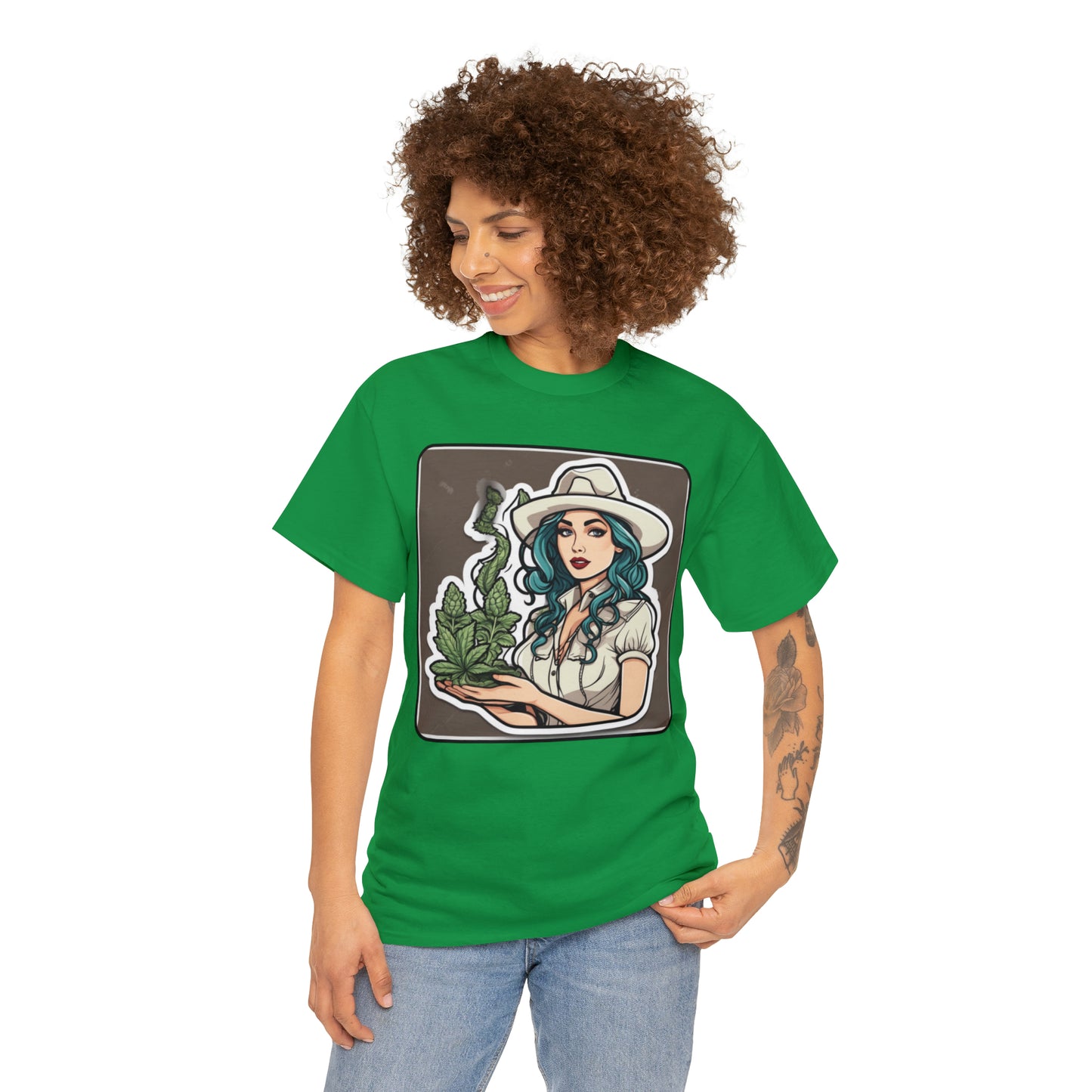 Unisex Heavy Cotton Tee Cannabis Enthusiast Series No.1