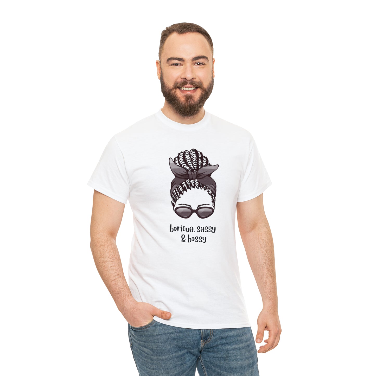 Boricua, Sassy & Bossy Tshirt Graphic Tee