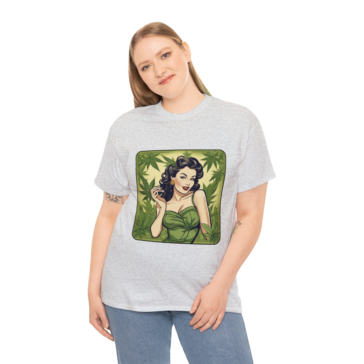 Unisex Heavy Cotton Tee Cannabis Enthusiast No. 11