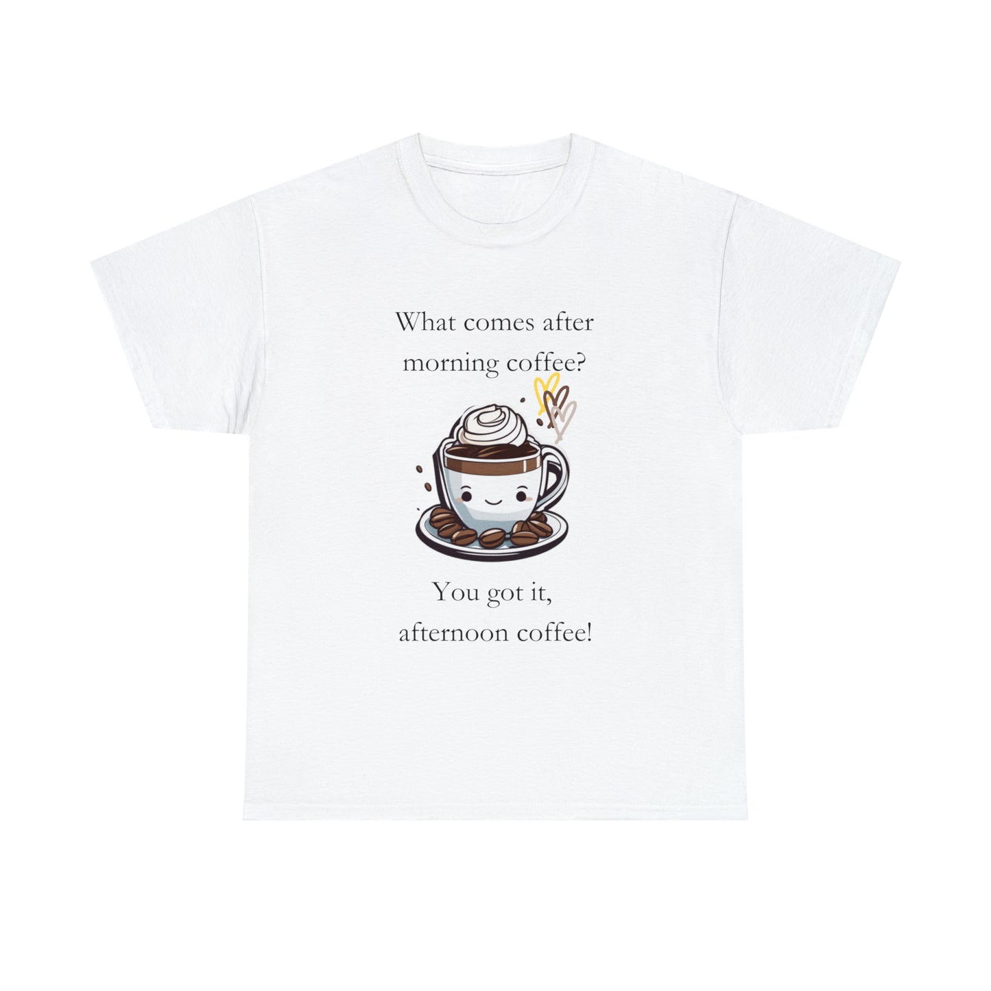 Unisex Heavy Cotton Tee Afternoon Coffee