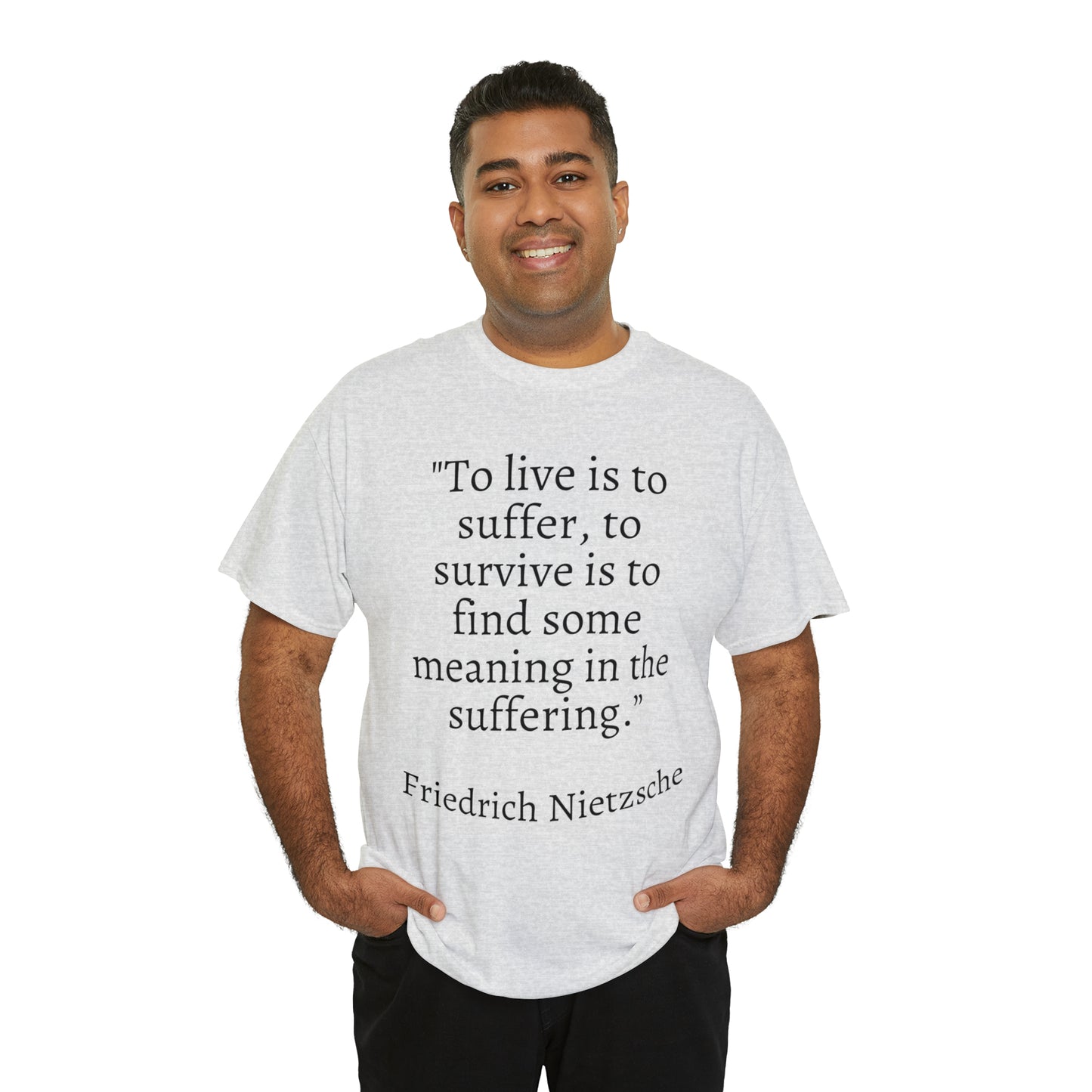 Unisex Heavy Cotton Tee Quotes Series No.1