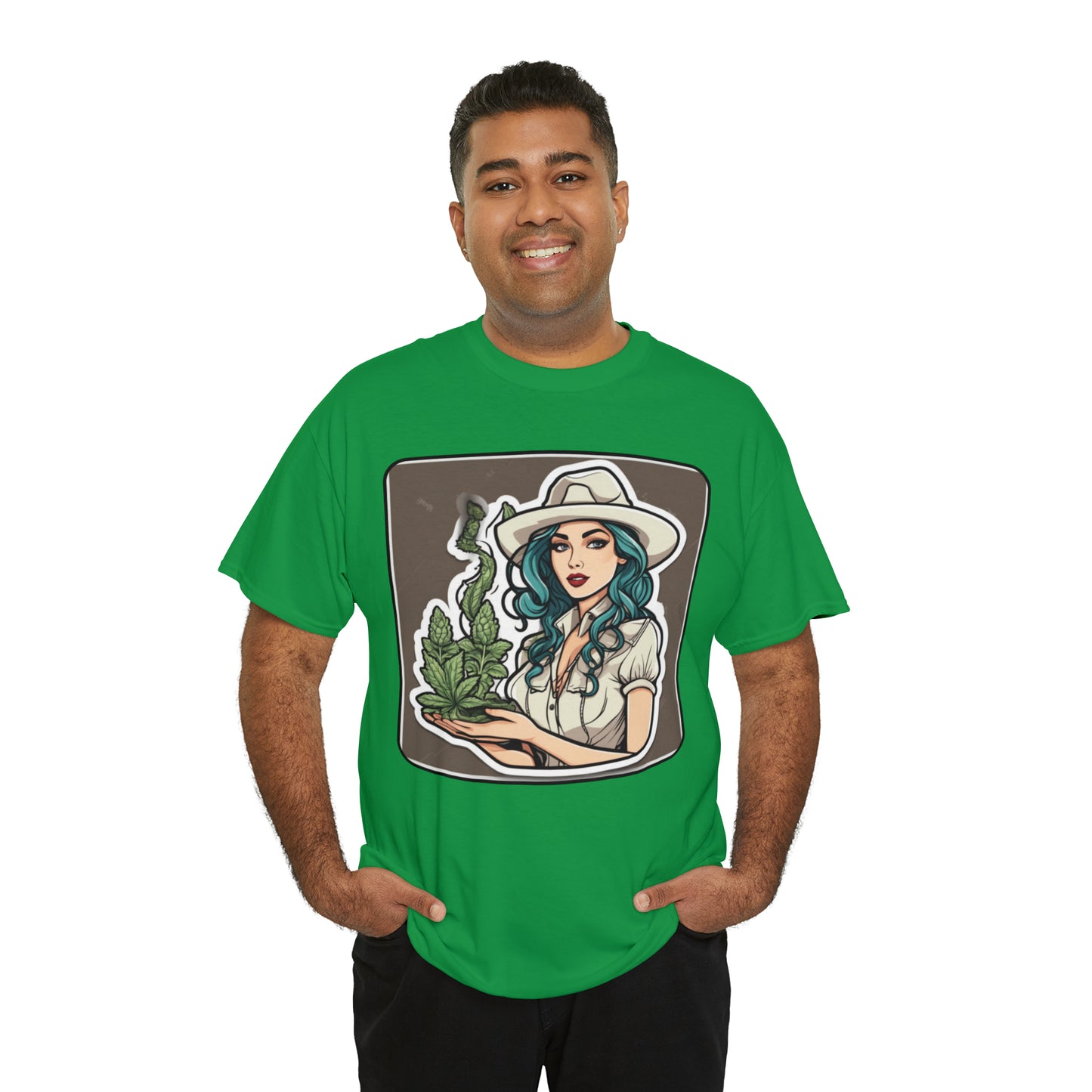Unisex Heavy Cotton Tee Cannabis Enthusiast Series No.1