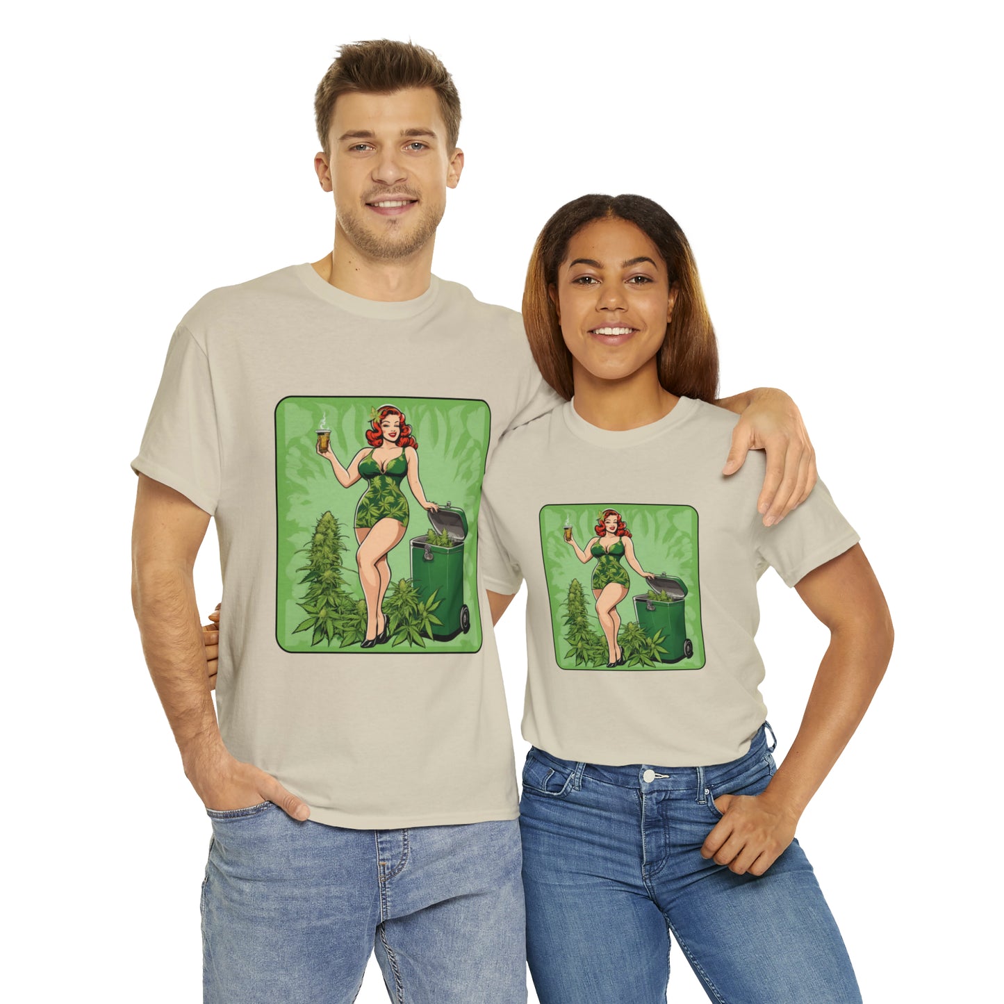 Unisex Heavy Cotton Tee Cannabis Enthusiast No. 12