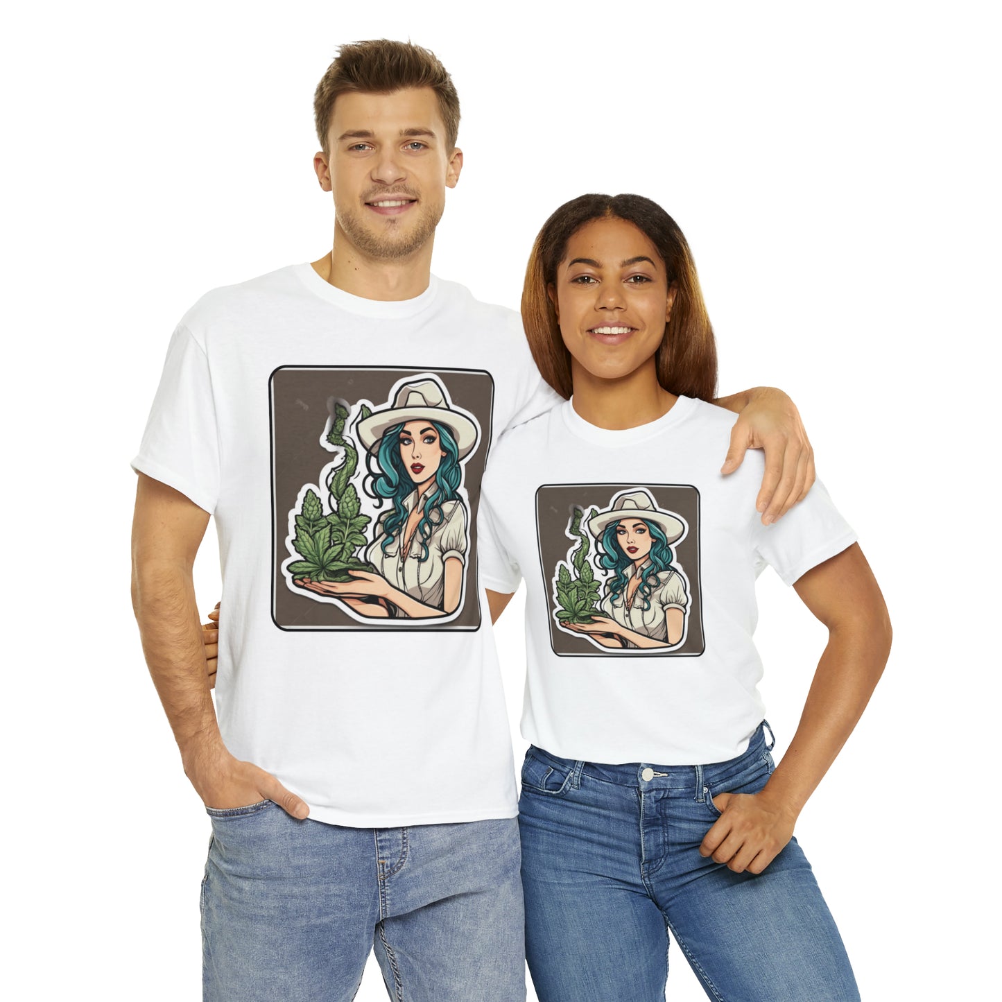 Unisex Heavy Cotton Tee Cannabis Enthusiast Series No.1