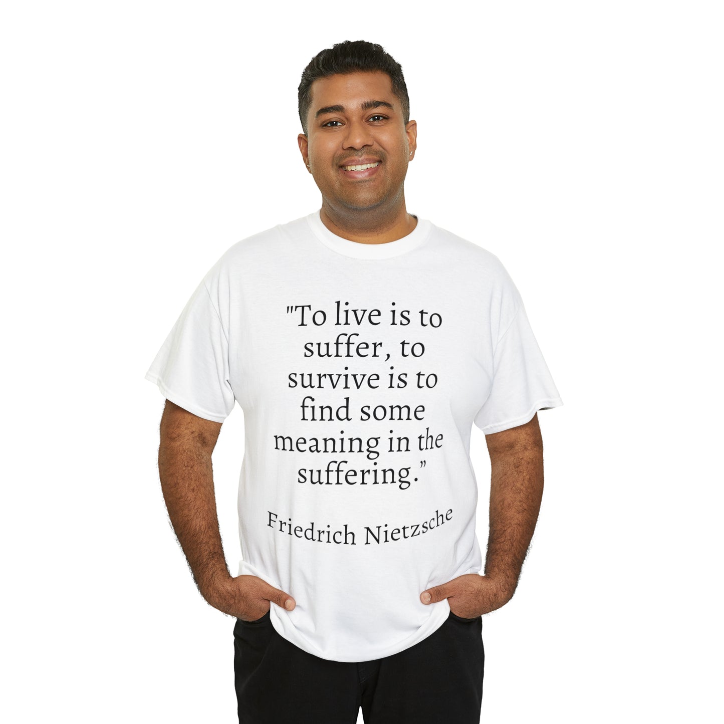 Unisex Heavy Cotton Tee Quotes Series No.1