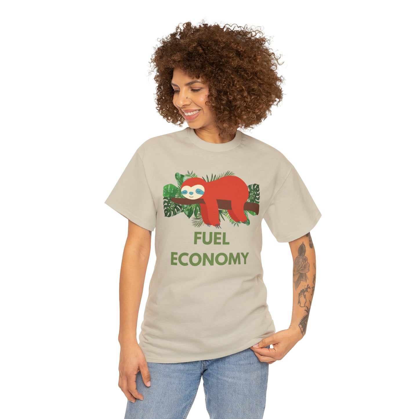 Fuel Economy Graphic Tshirt Unisex Heavy Cotton Tee