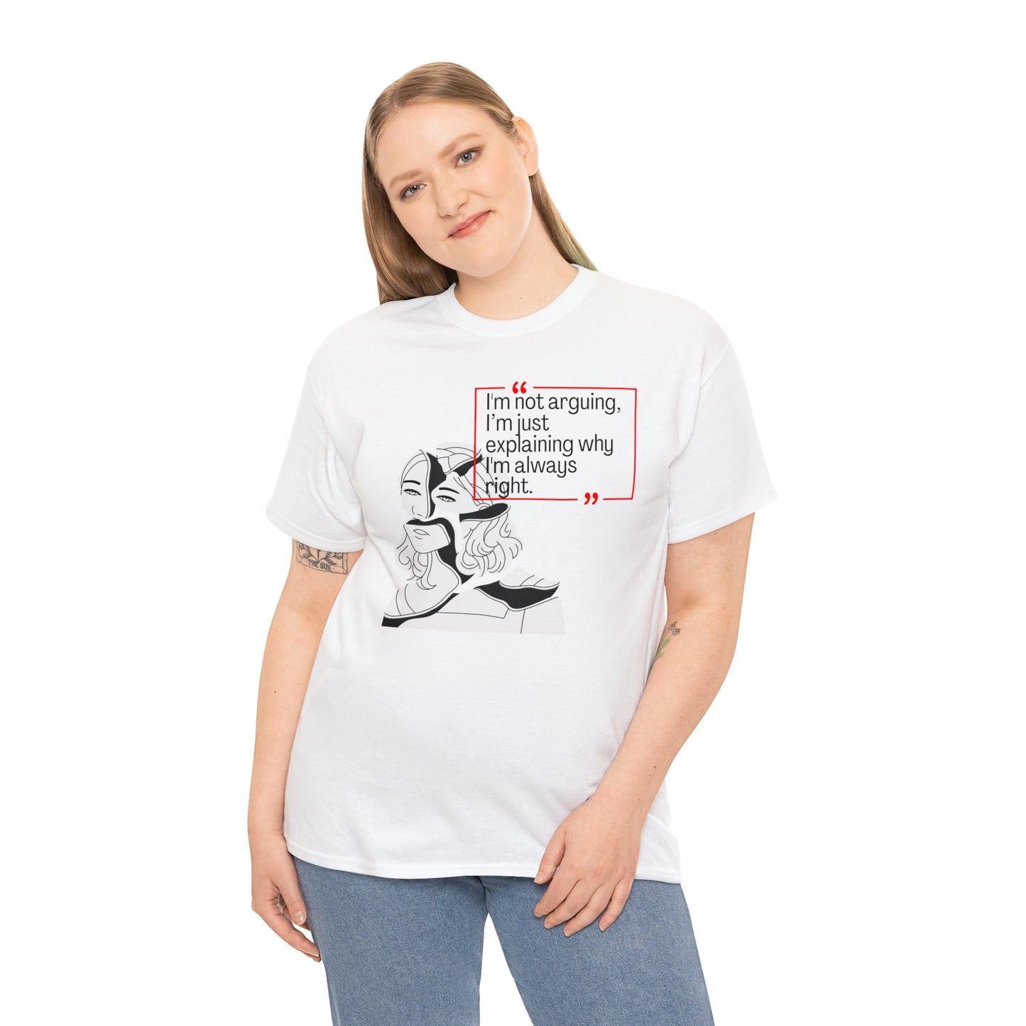 I'm Not Arguing Unisex Heavy Cotton Tee