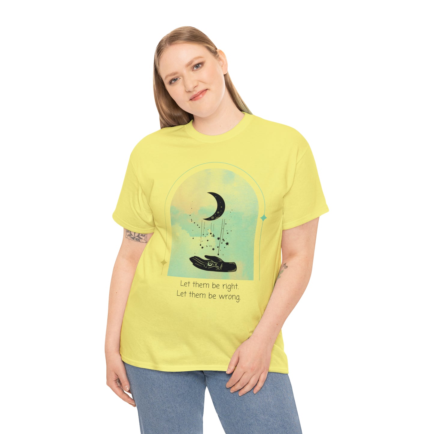 Let Them Graphic Tshirt Unisex Heavy Cotton Tee