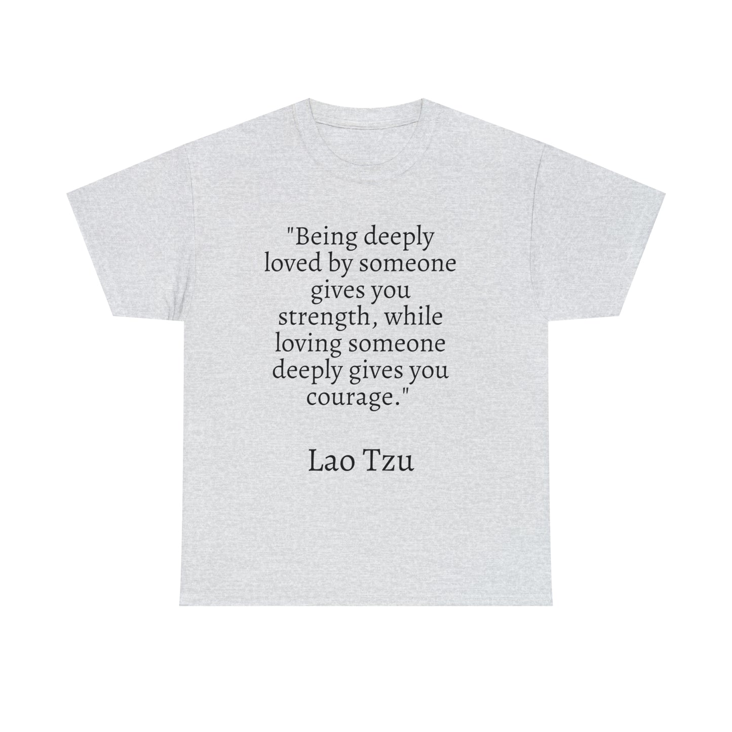 Unisex Heavy Cotton Tee Quotes Lao Tzu