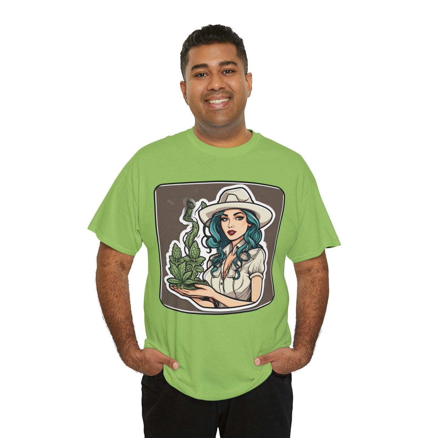 Unisex Heavy Cotton Tee Cannabis Enthusiast Series No.1