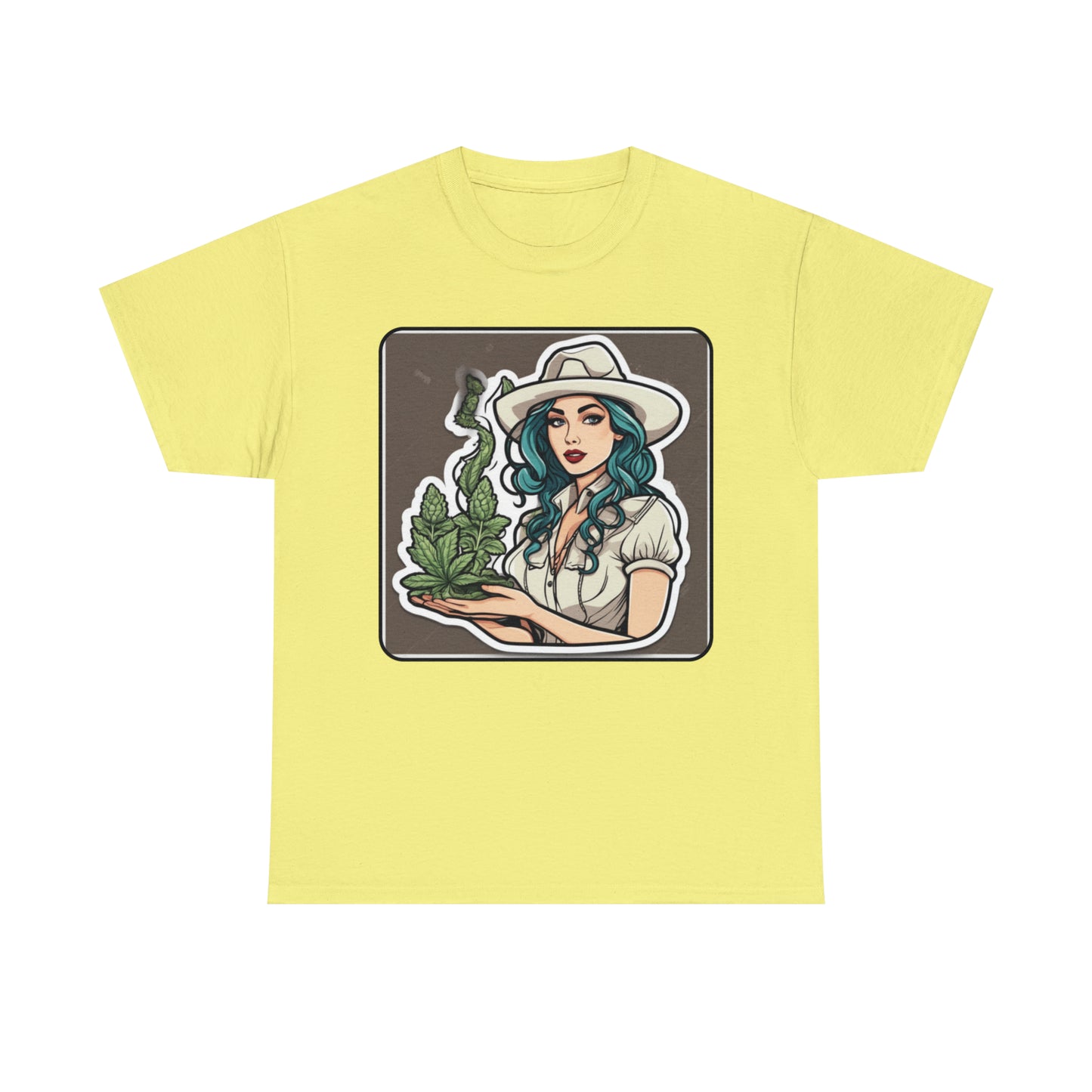 Unisex Heavy Cotton Tee Cannabis Enthusiast Series No.1