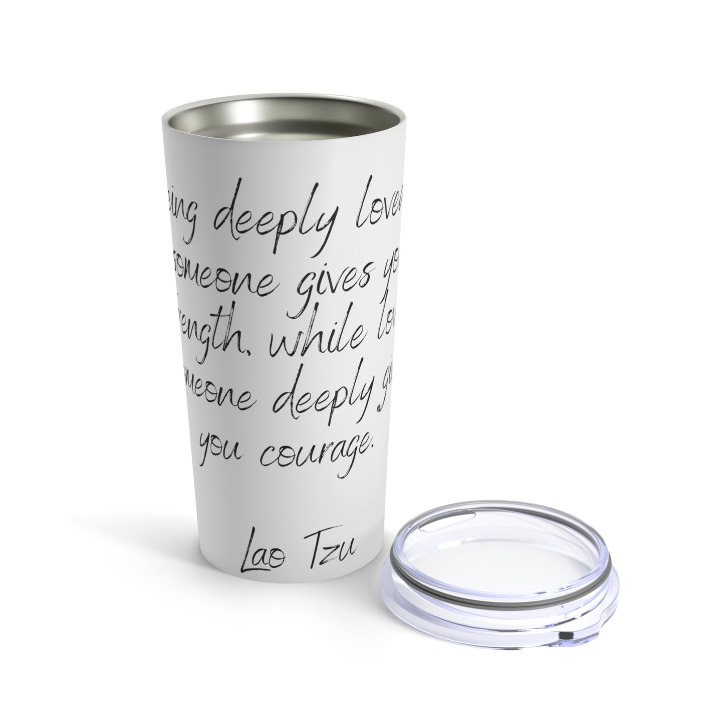Tumbler 20oz Quote Series Lao Tzu