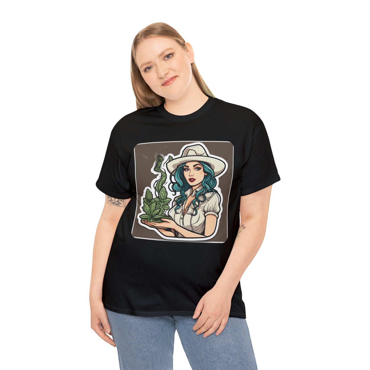 Unisex Heavy Cotton Tee Cannabis Enthusiast Series No.1