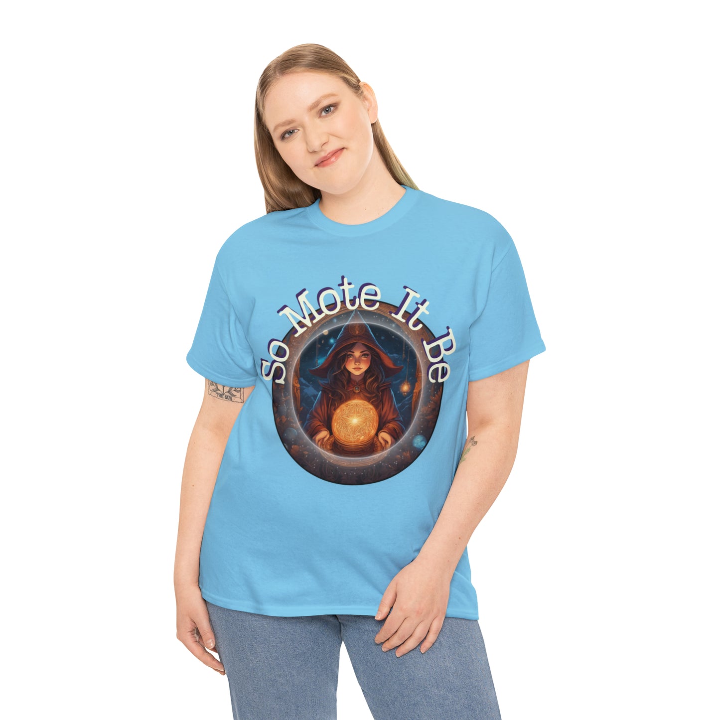 Unisex Heavy Cotton Tee So Mote It Be