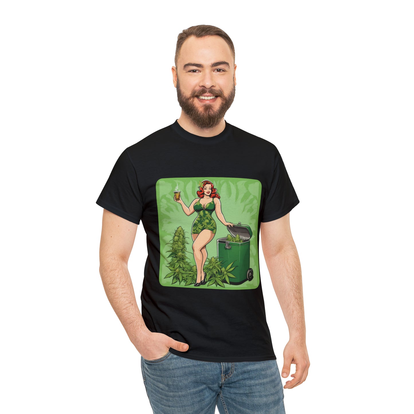 Unisex Heavy Cotton Tee Cannabis Enthusiast No. 12