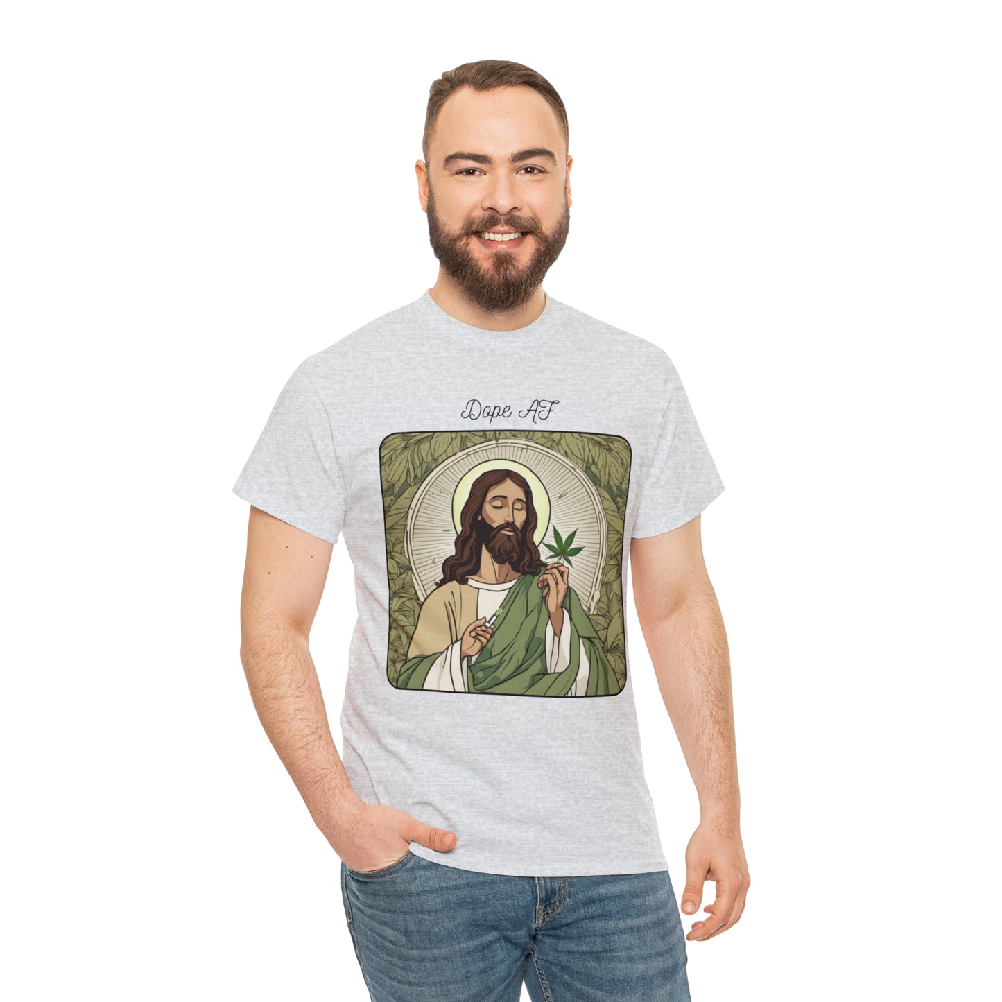 Unisex Heavy Cotton Tee Cannabis Enthusiast Series Dope