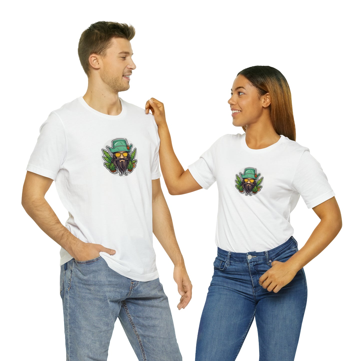 Unisex Jersey Short Sleeve Tee cannabis enthusiast pirate