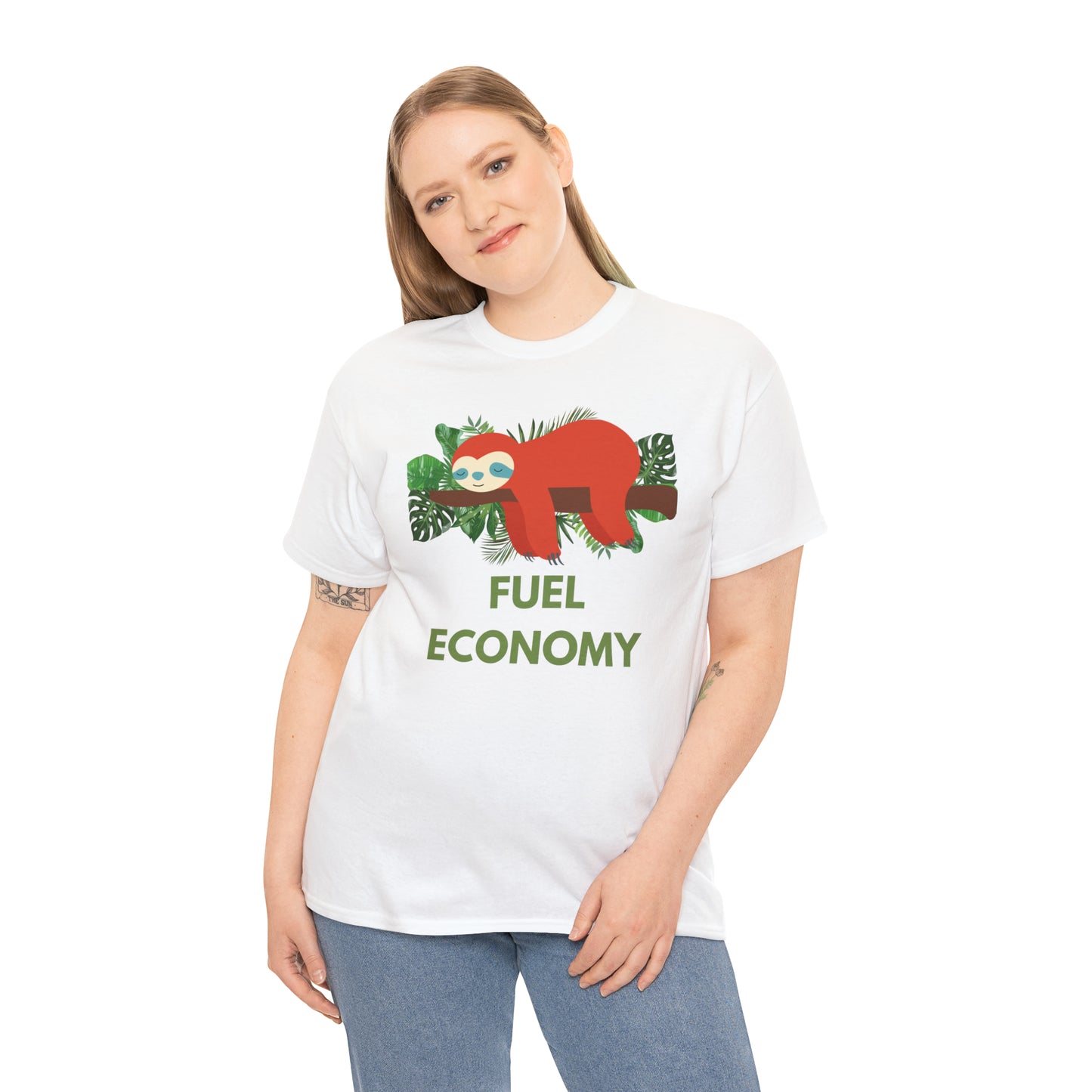 Fuel Economy Graphic Tshirt Unisex Heavy Cotton Tee