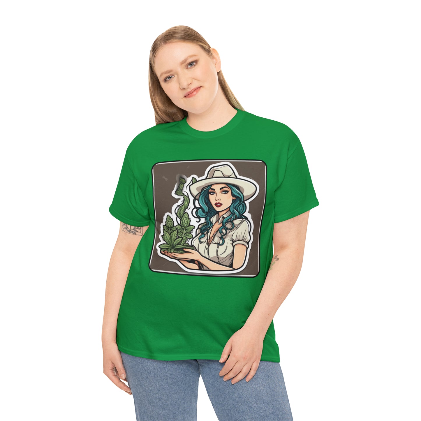 Unisex Heavy Cotton Tee Cannabis Enthusiast Series No.1