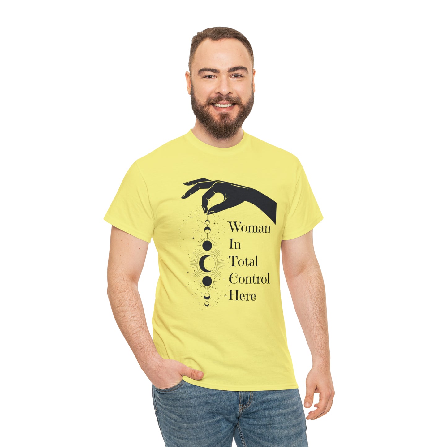 Woman In Total Control Here Tee, Graphic Tshirt