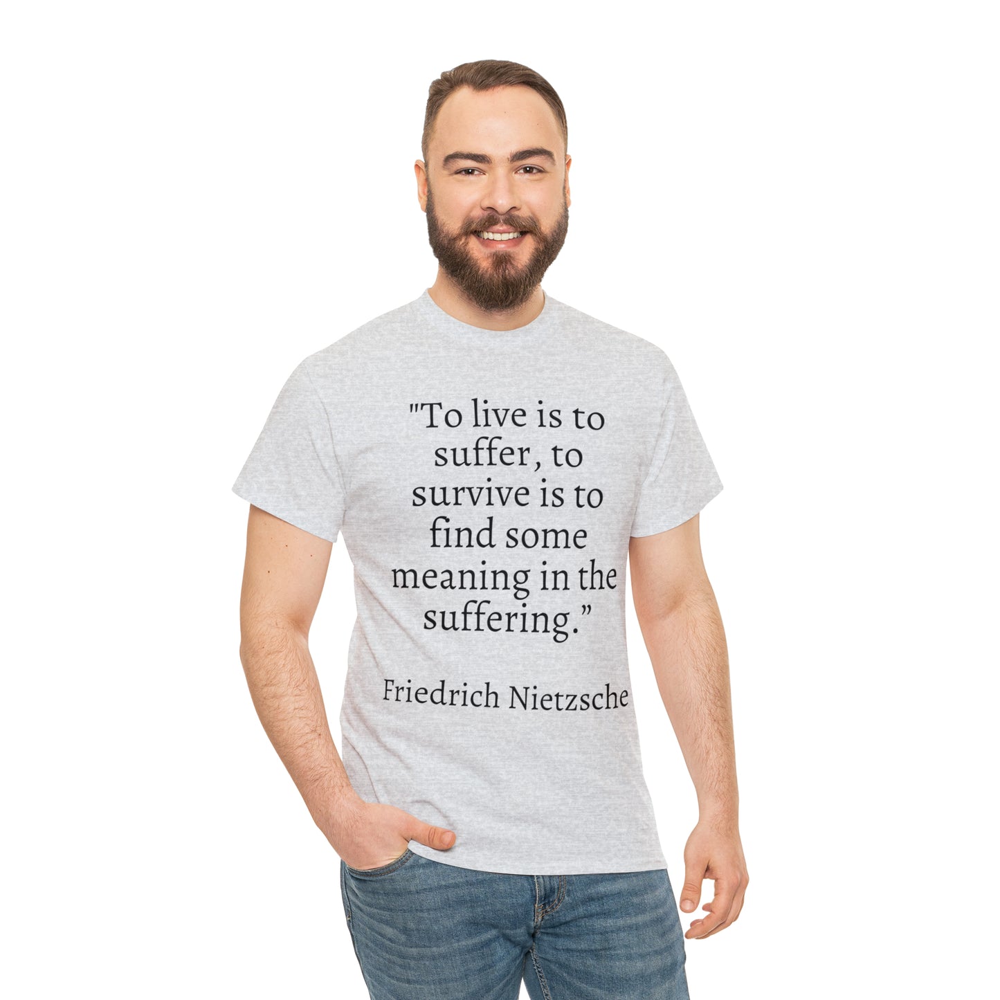 Unisex Heavy Cotton Tee Quotes Series No.1