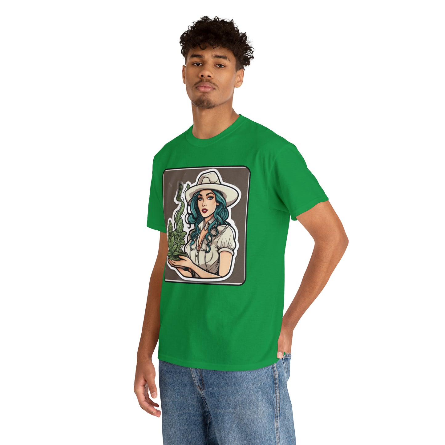 Unisex Heavy Cotton Tee Cannabis Enthusiast Series No.1