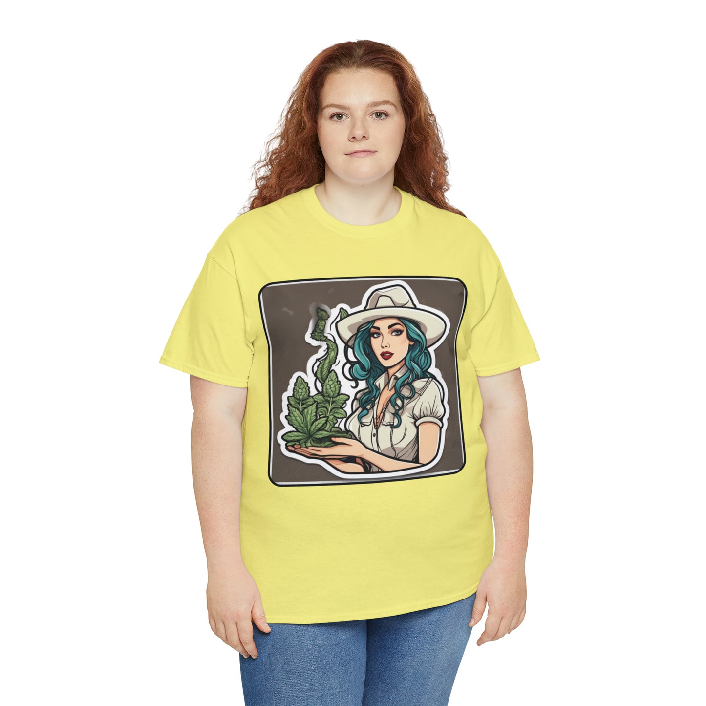 Unisex Heavy Cotton Tee Cannabis Enthusiast Series No.1