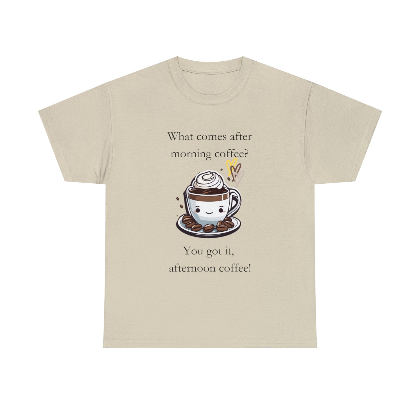 Unisex Heavy Cotton Tee Afternoon Coffee
