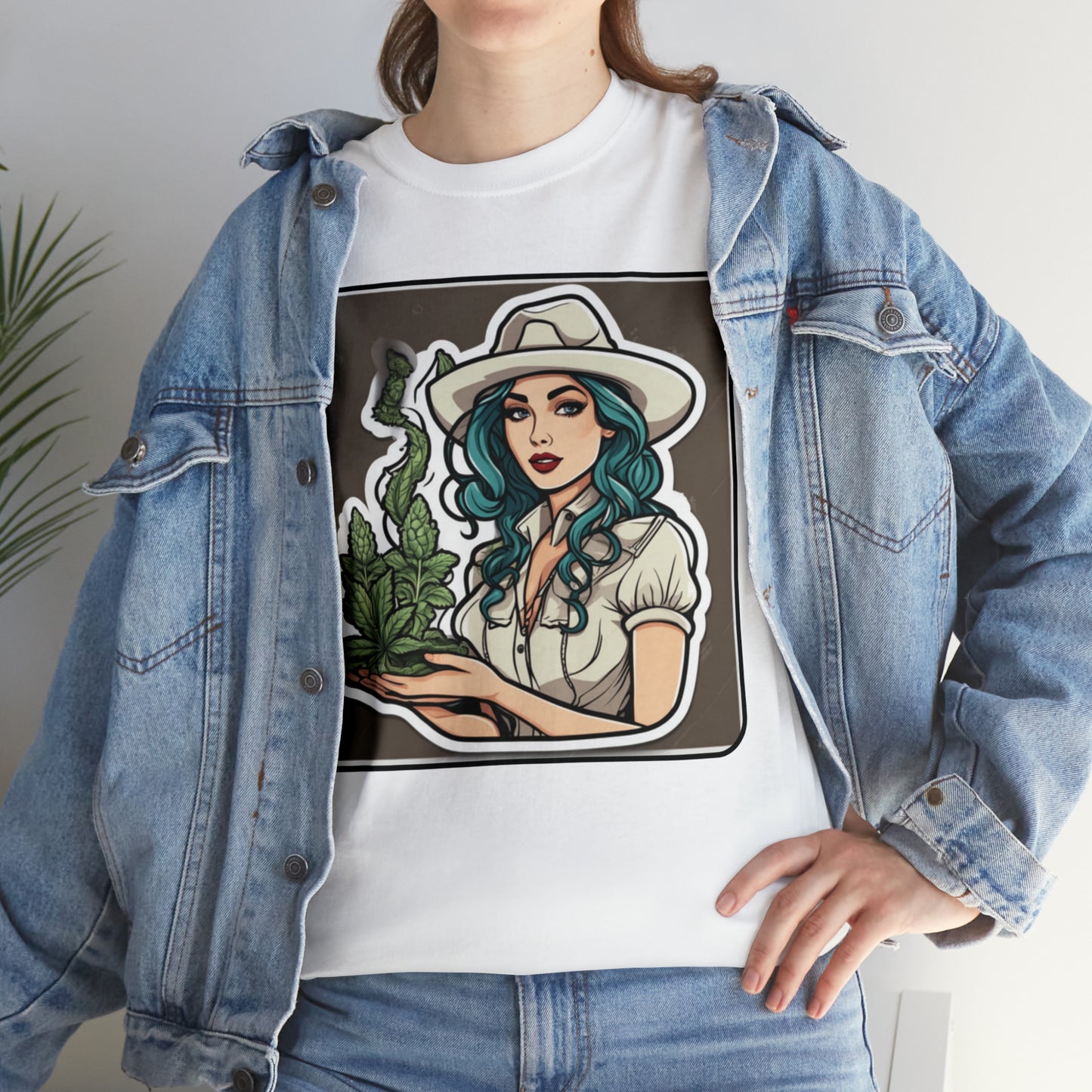 Unisex Heavy Cotton Tee Cannabis Enthusiast Series No.1