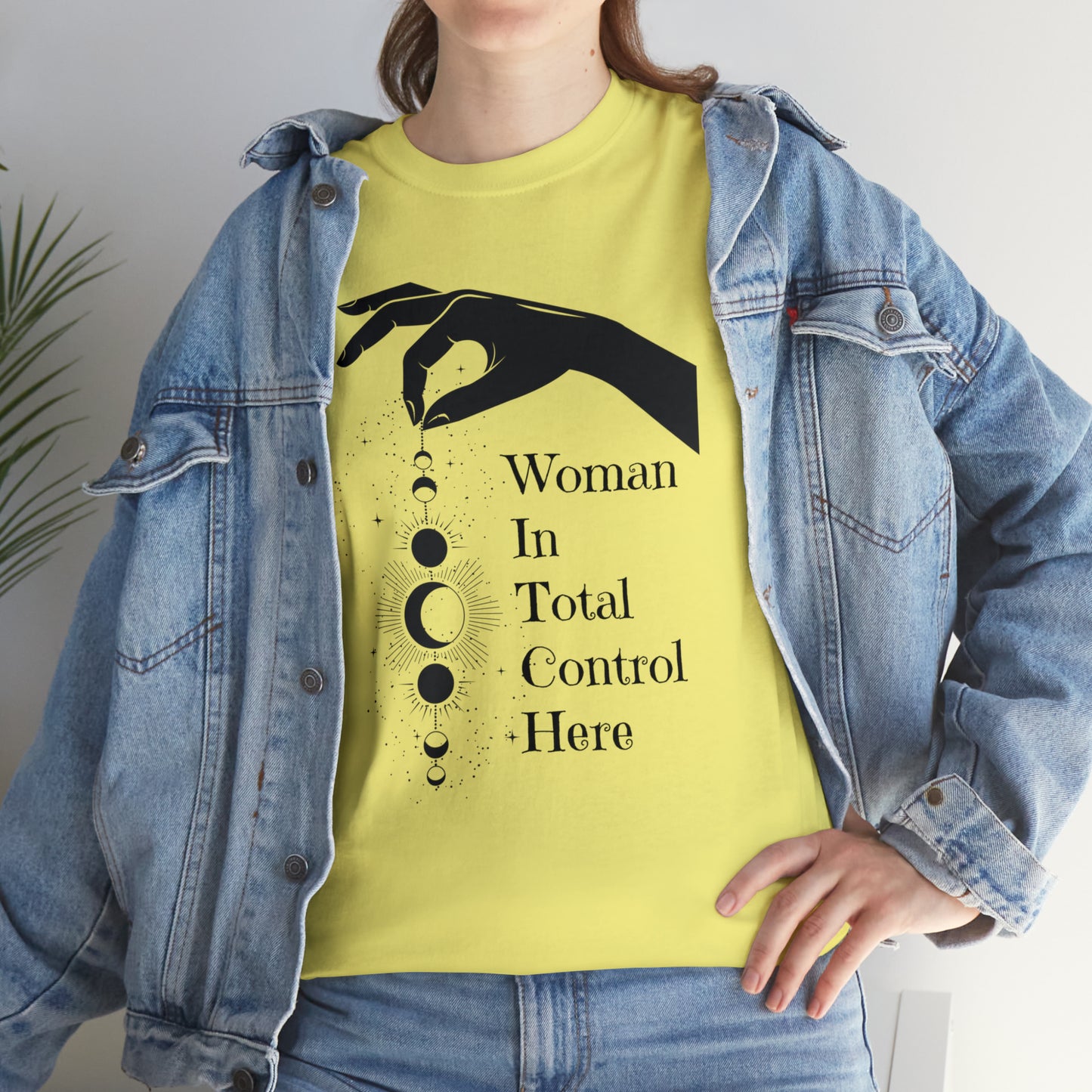 Woman In Total Control Here Tee, Graphic Tshirt