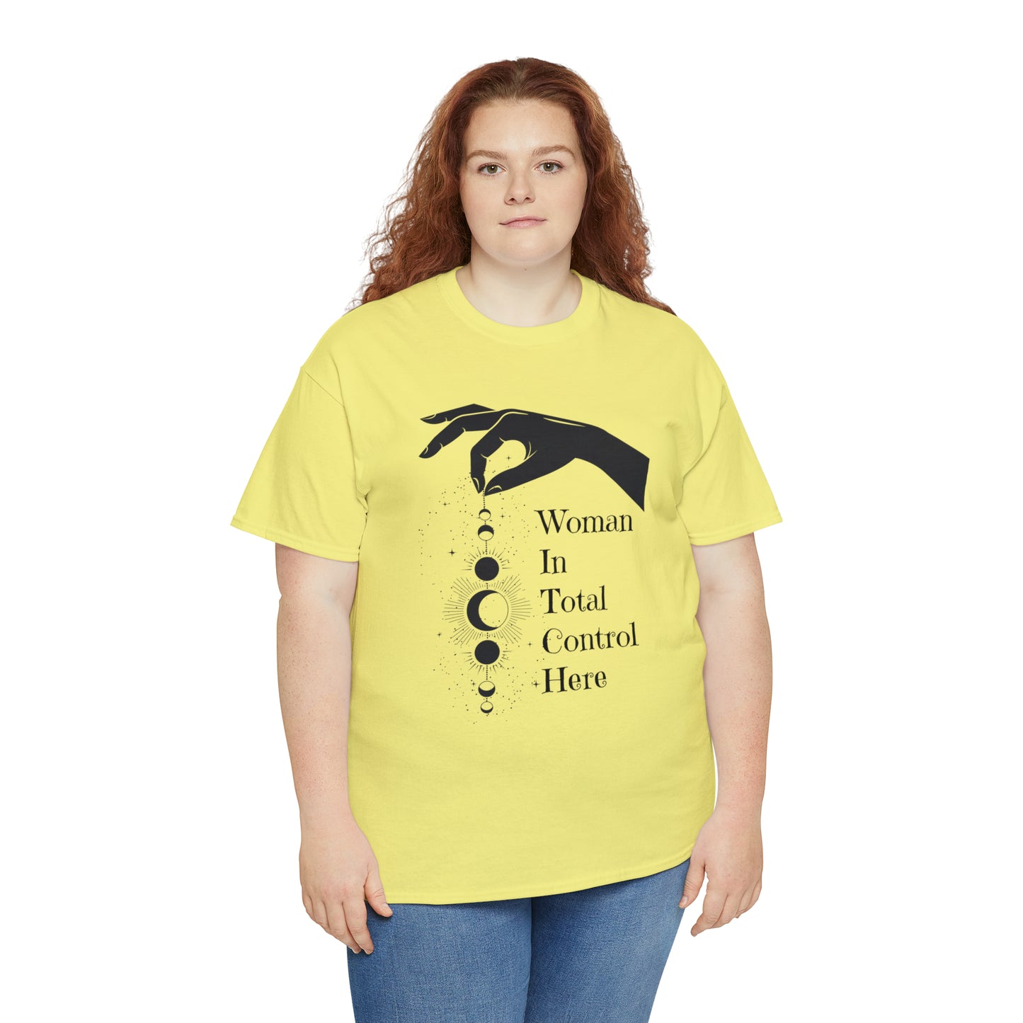 Woman In Total Control Here Tee, Graphic Tshirt