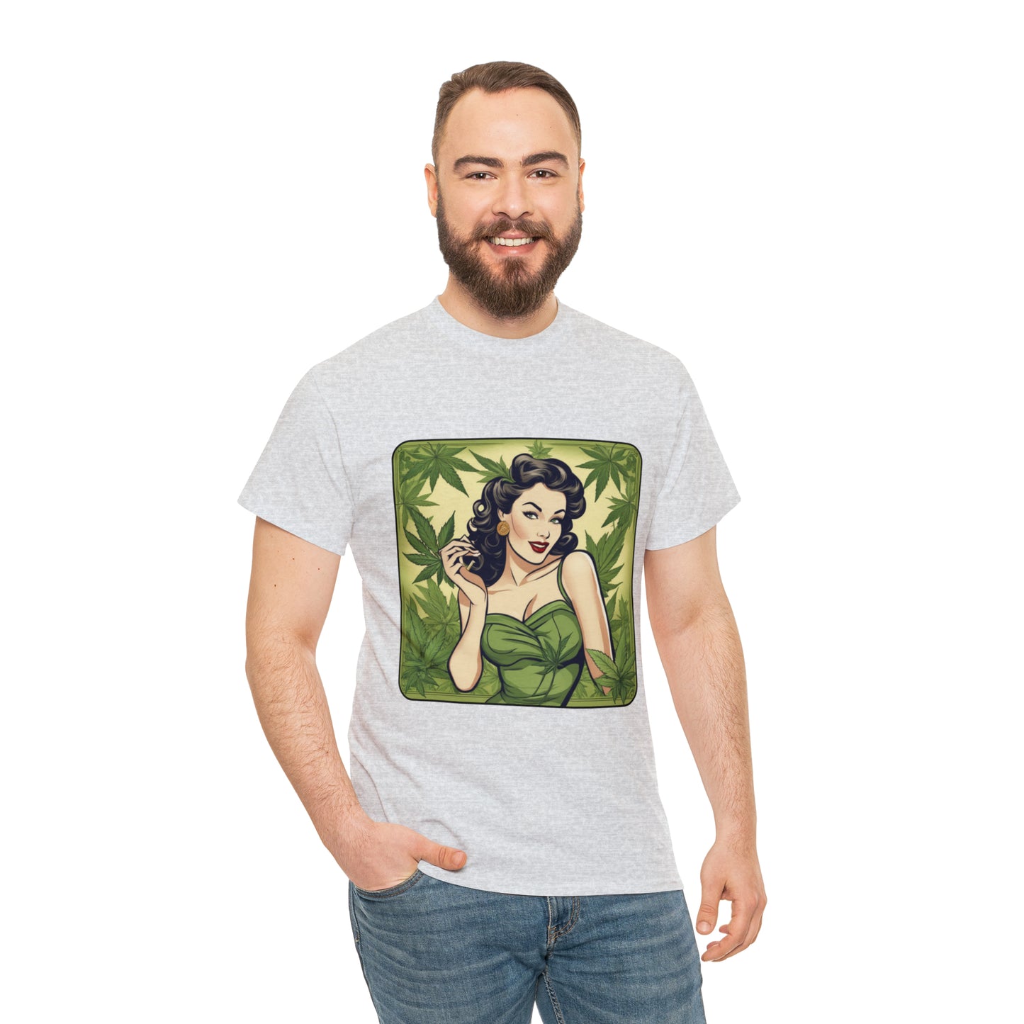 Unisex Heavy Cotton Tee Cannabis Enthusiast No. 11