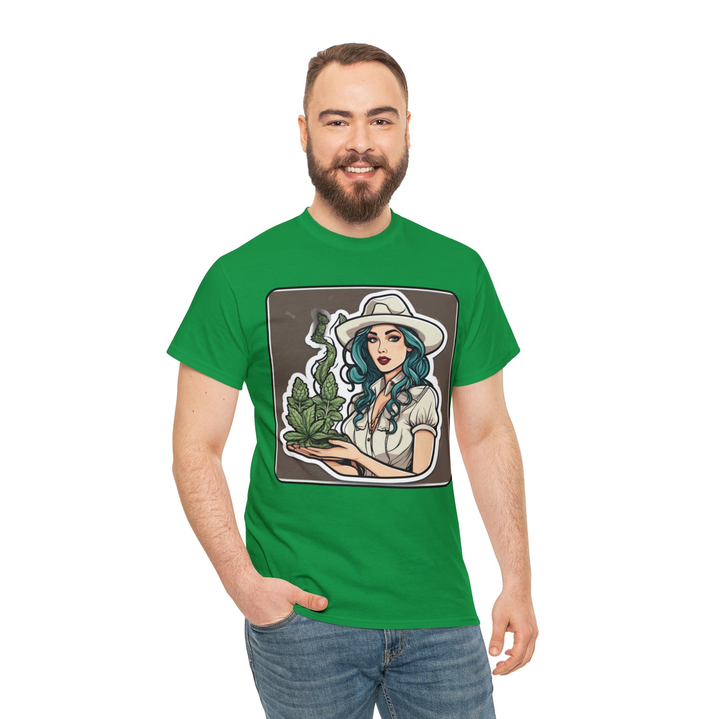 Unisex Heavy Cotton Tee Cannabis Enthusiast Series No.1