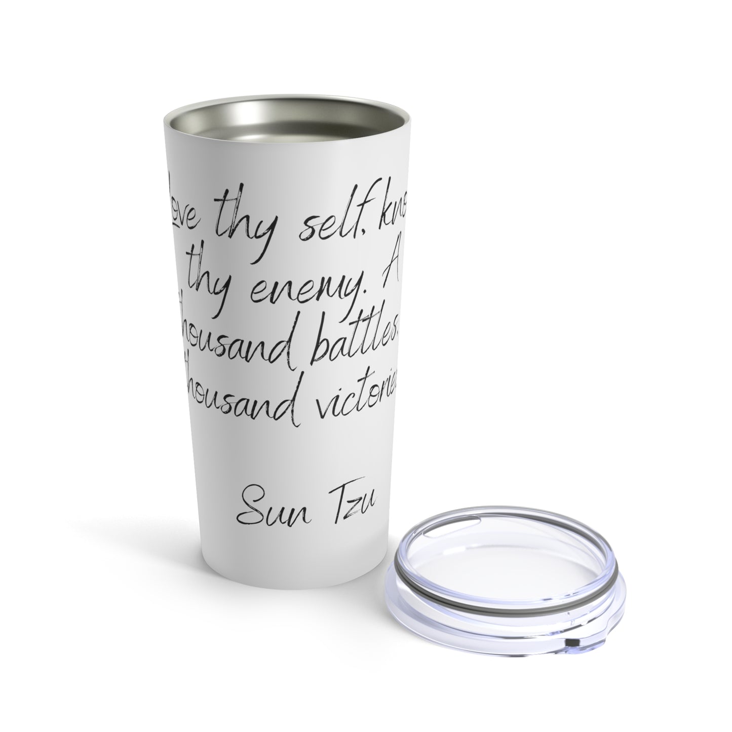 Tumbler 20oz Quote Series Sun Tzu