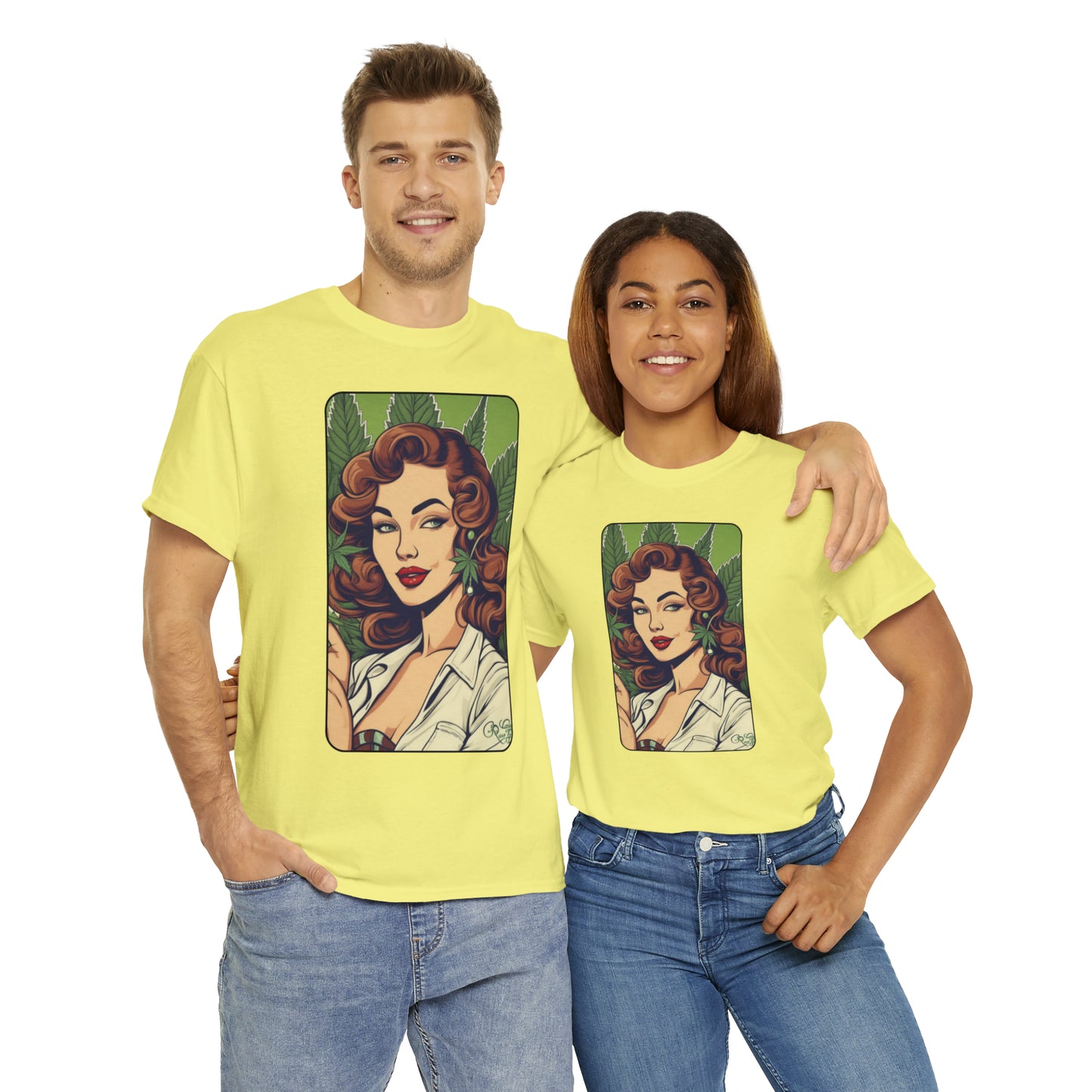 Unisex Heavy Cotton Tee Cannabis Enthusiast No. 10