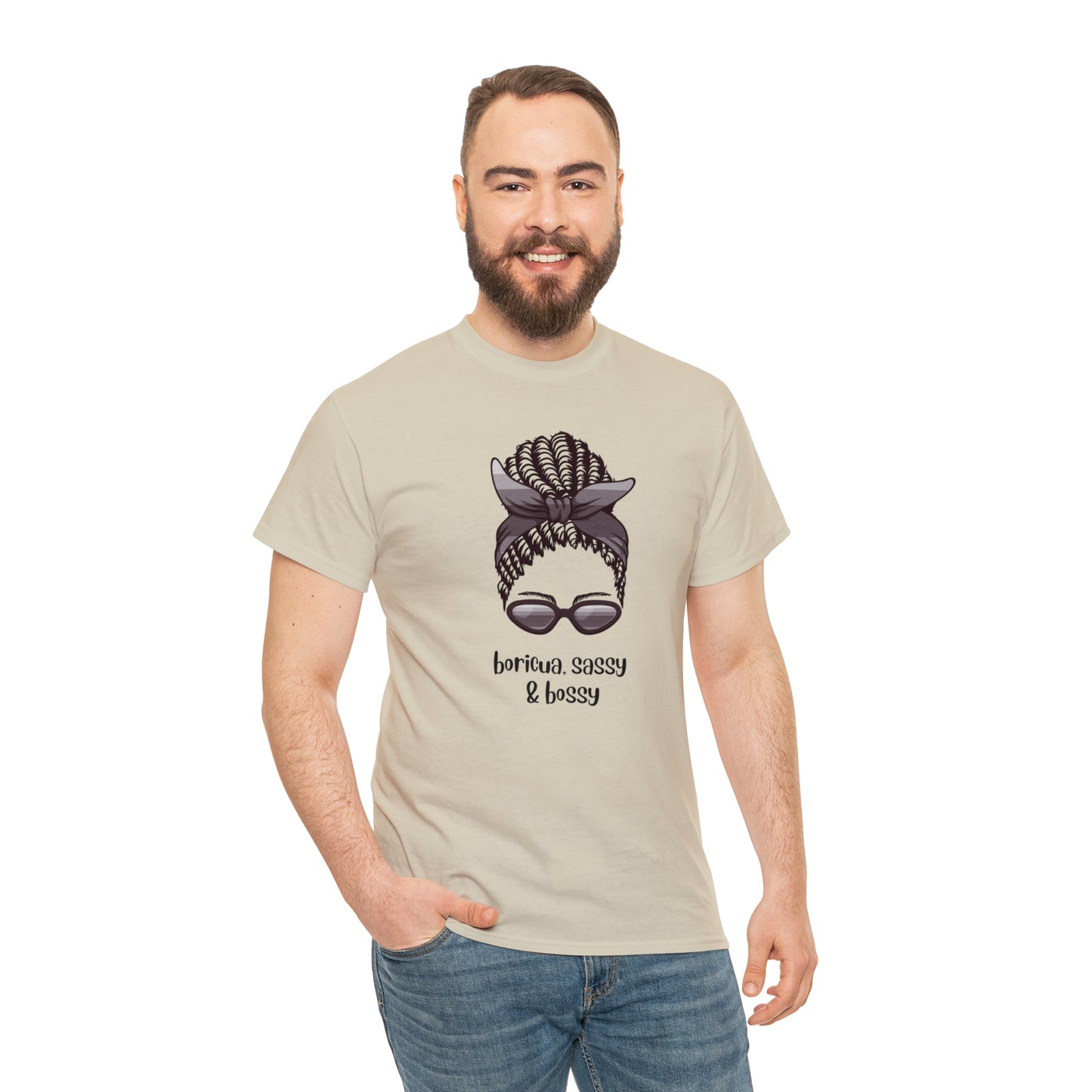 Boricua, Sassy & Bossy Tshirt Graphic Tee