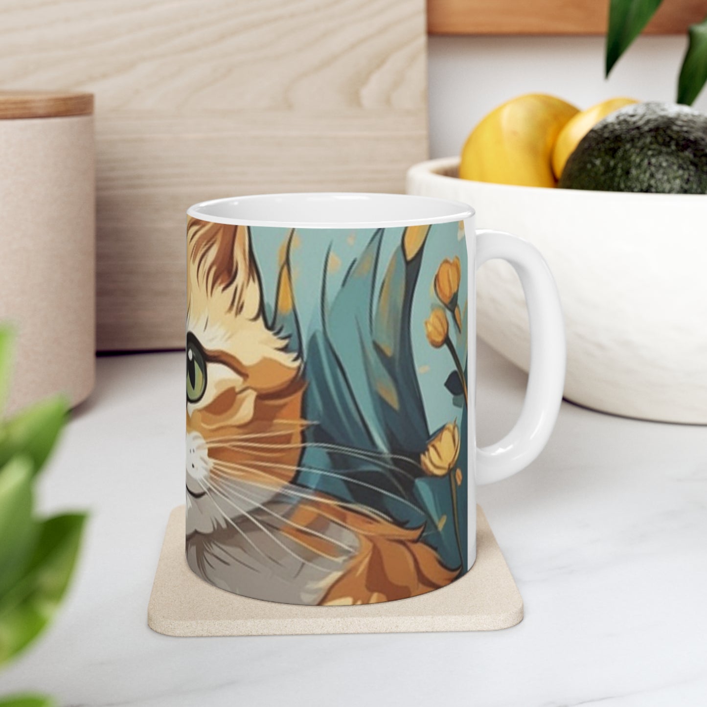 Ceramic Mug 11oz Kitten Love Series