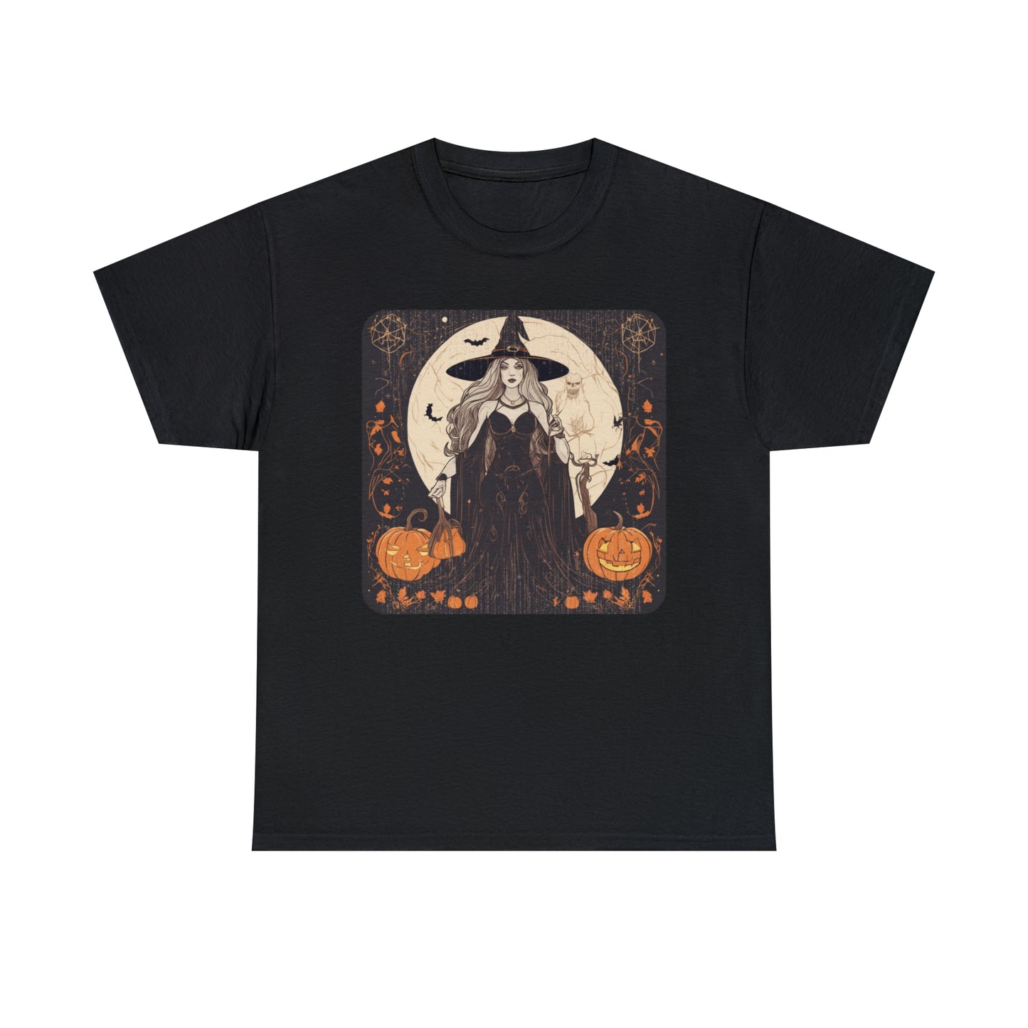 Unisex Heavy Cotton Tee Witchy Autumn Vibes