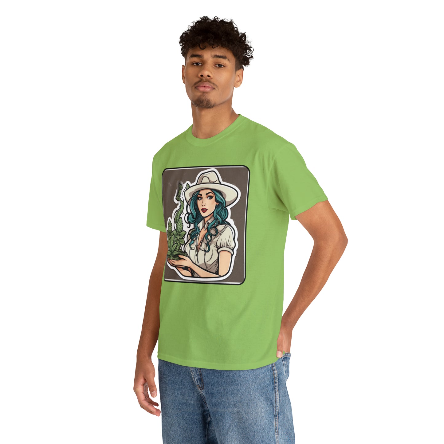 Unisex Heavy Cotton Tee Cannabis Enthusiast Series No.1