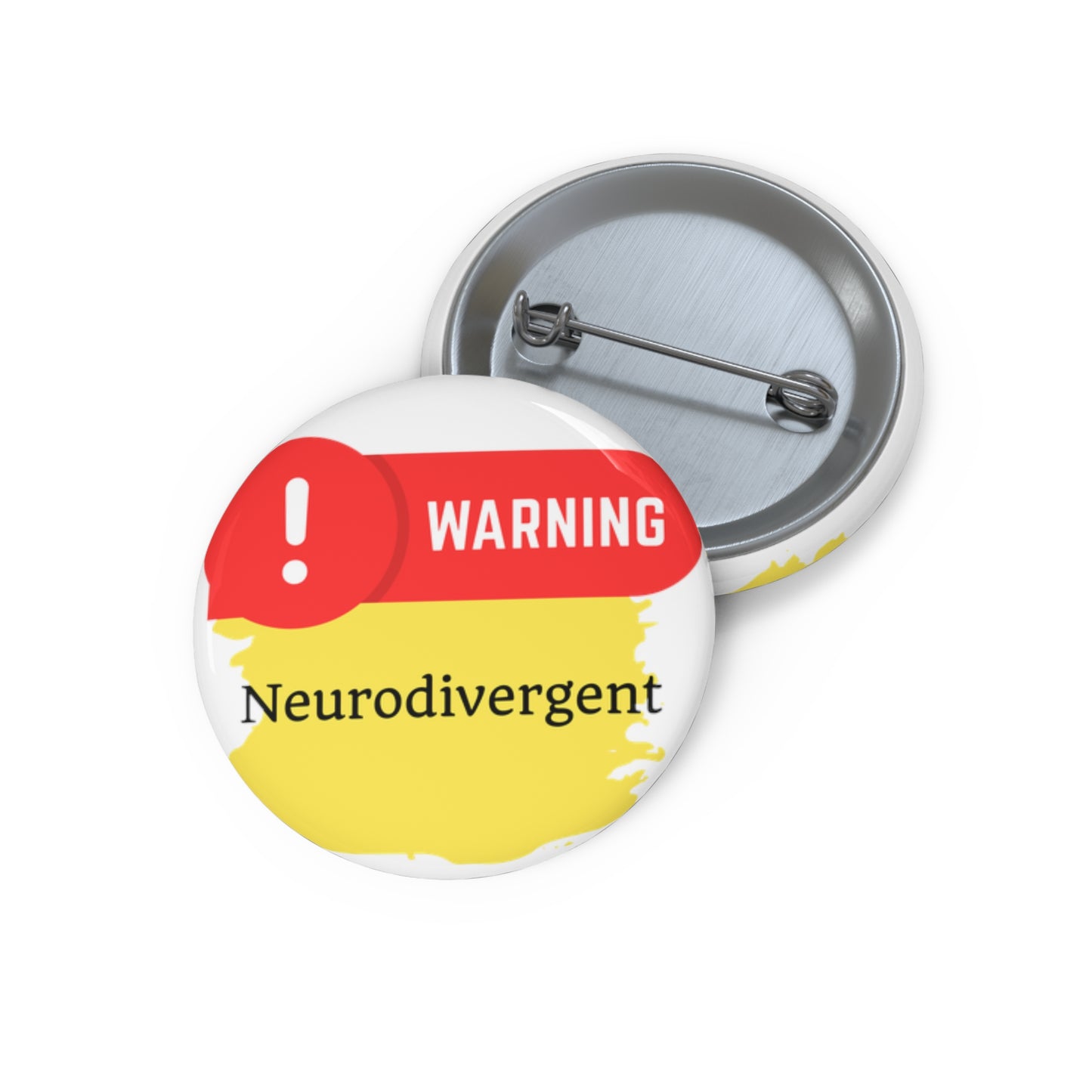 Medical Alert - Neurodivergent Custom Pin Buttons