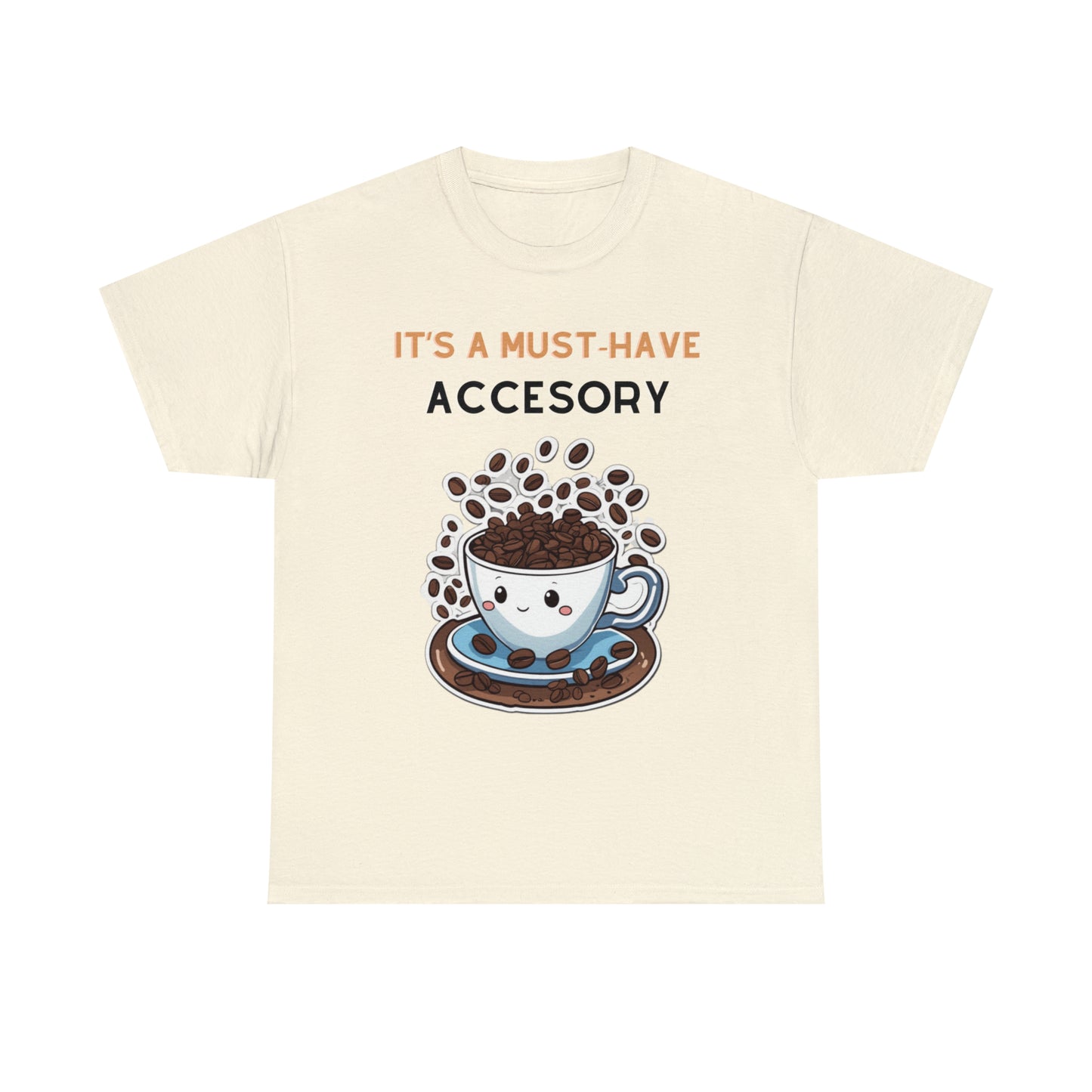 Unisex Heavy Cotton Tee Coffee Must-Have Accesory