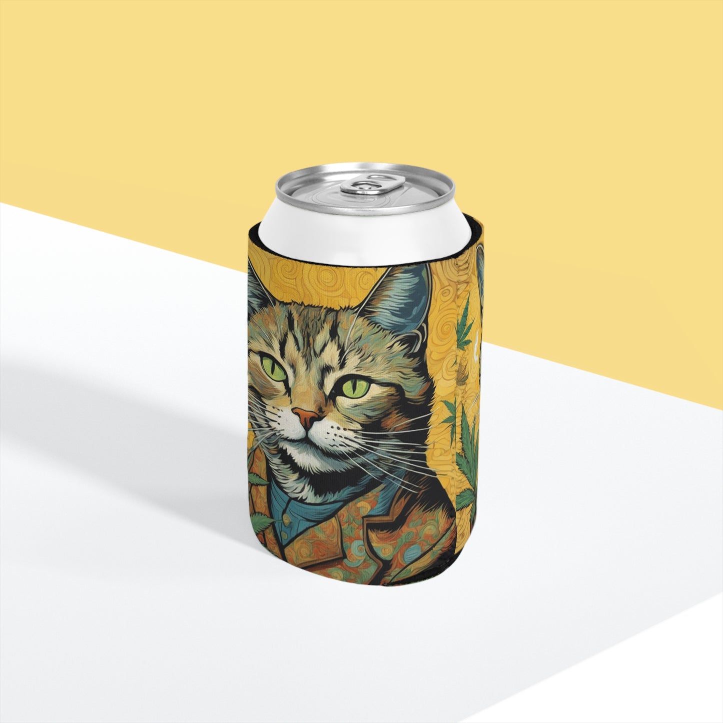 Can Cooler Sleeve Kitten Love Series