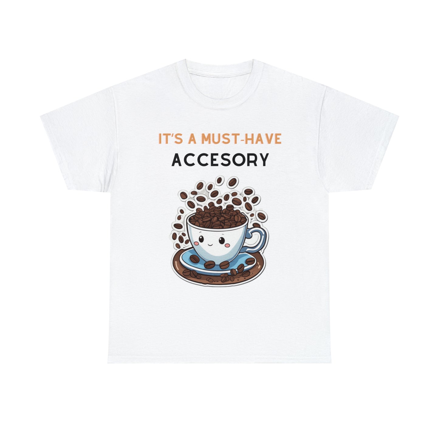 Unisex Heavy Cotton Tee Coffee Must-Have Accesory