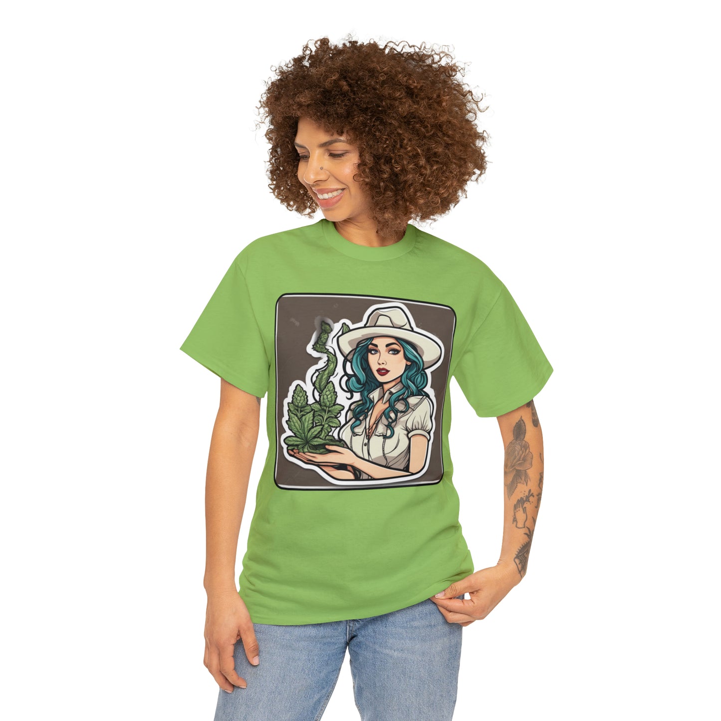 Unisex Heavy Cotton Tee Cannabis Enthusiast Series No.1